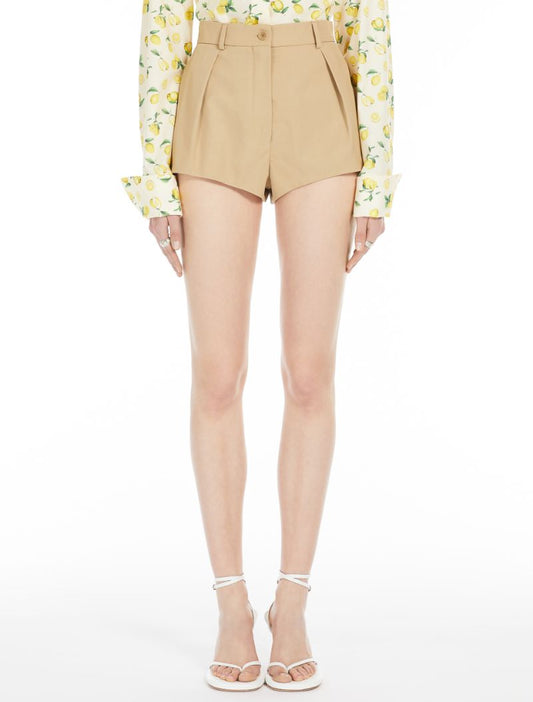 SPORTMAX VISCOSE-BLEND SHORTS