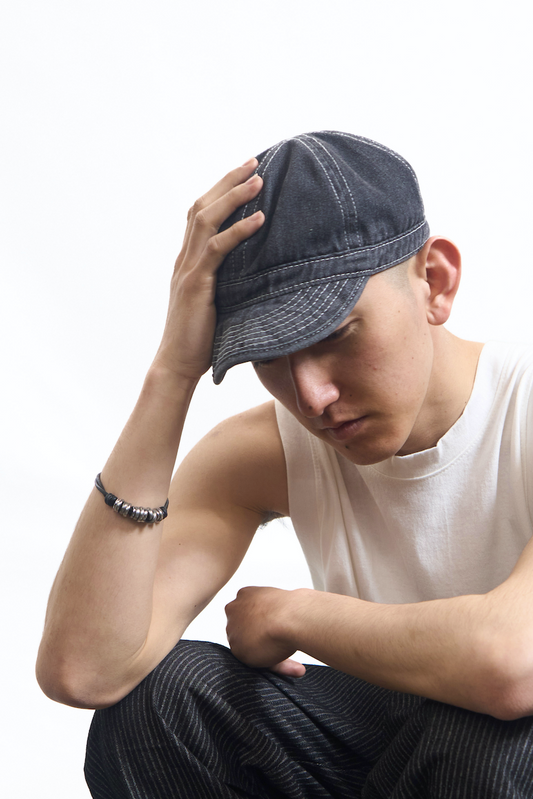 SOFT BRIM STITCHED CAP