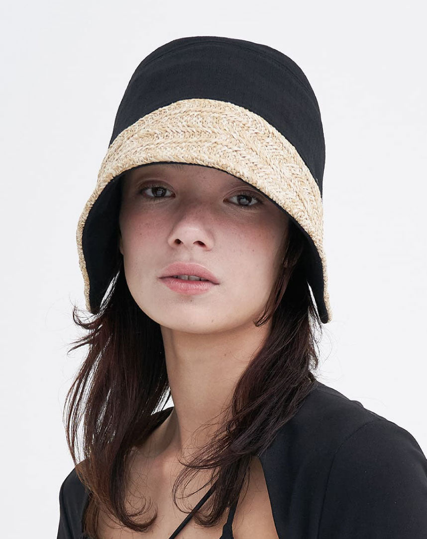 BROWN HAT ROCHA SUMMER BONNET STRAW
