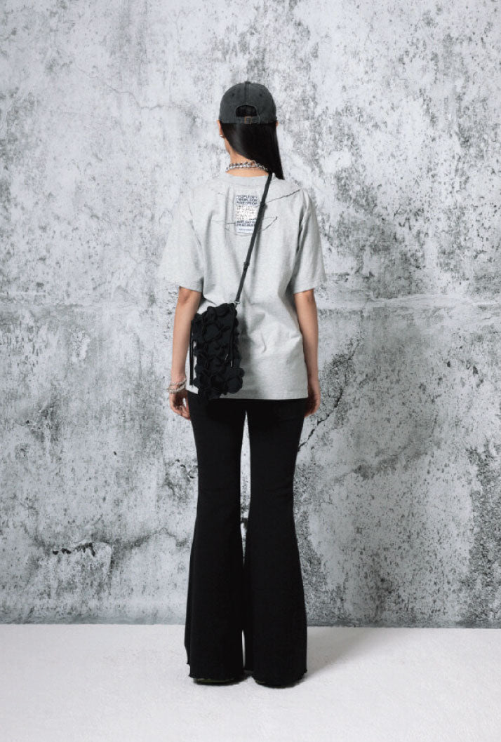 PEOPLE OF THE WORLD NEOPRENE FLOWER BUCKET BAG