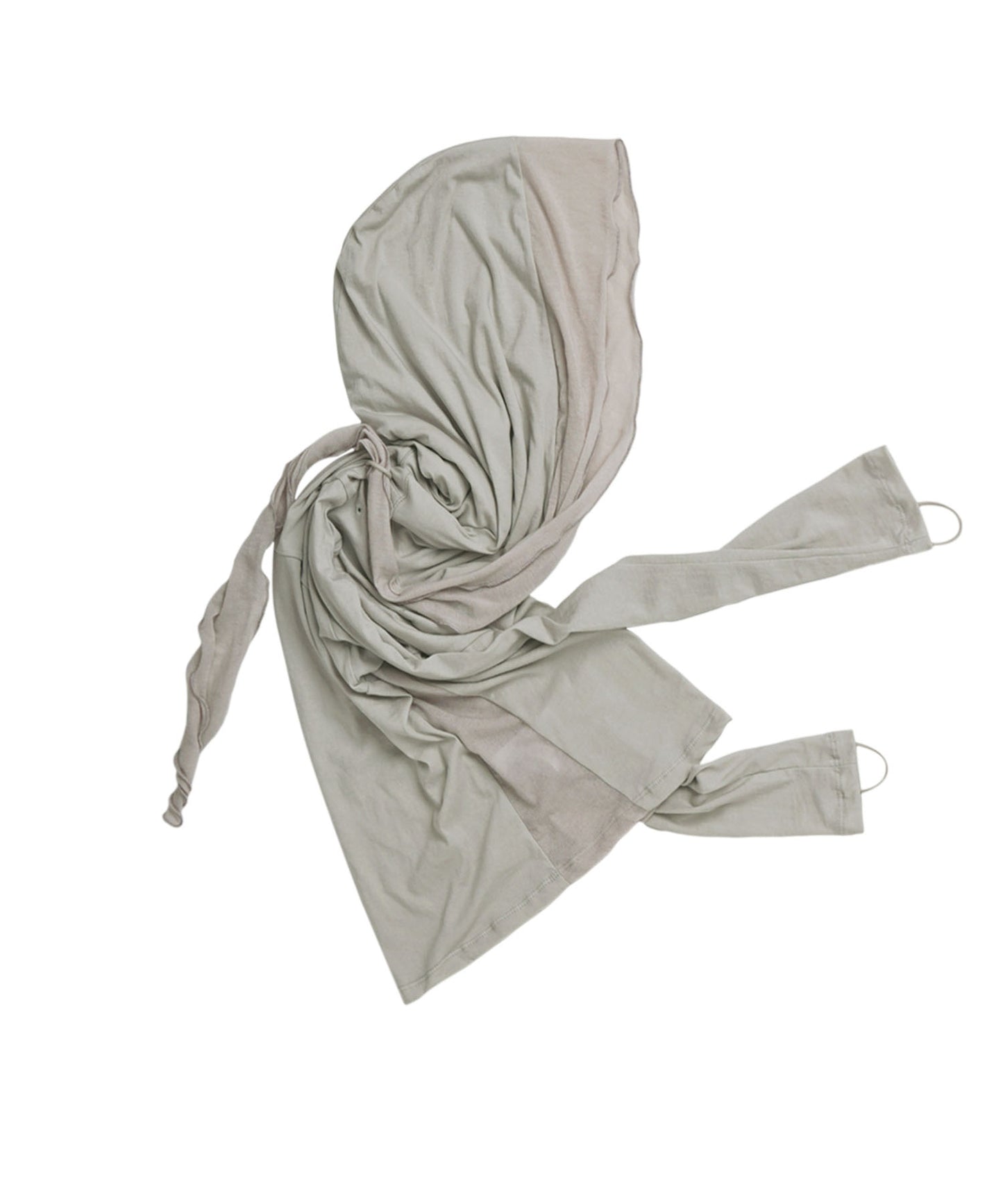 OJOS MUFFLER HOODIE LONG SLEEVE BEIGE