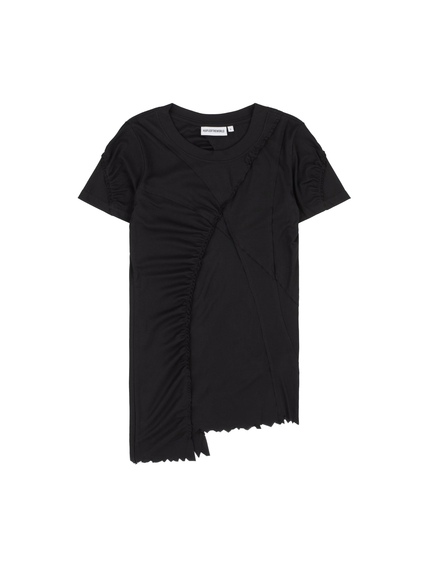 CUT-EDGE UNBALANCED SLIM TEE