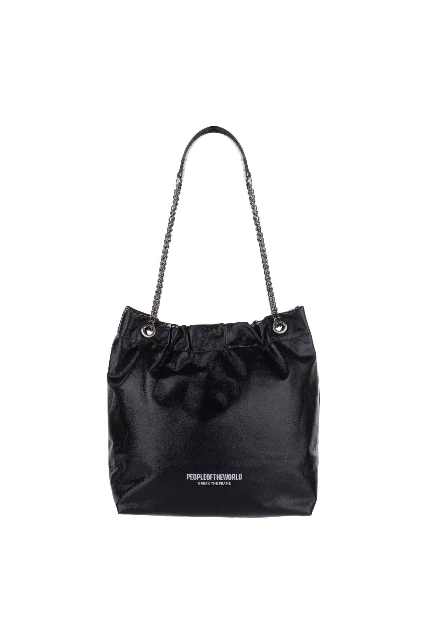 MELLOW CHAIN SHOULDER BAG BLACK