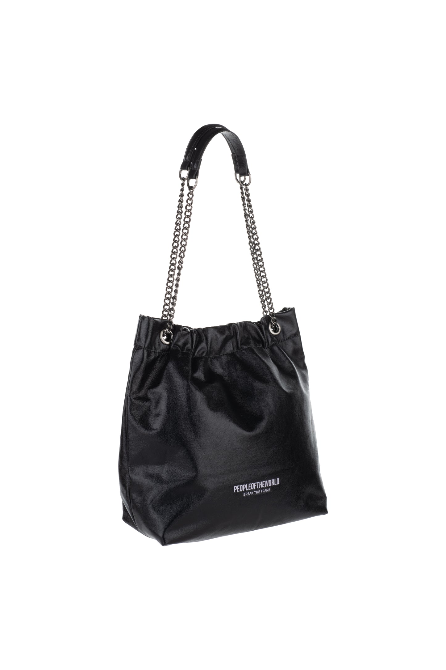 MELLOW CHAIN SHOULDER BAG BLACK