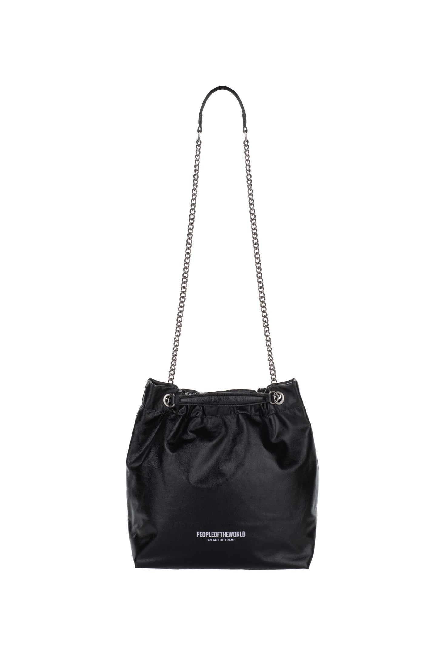 MELLOW CHAIN SHOULDER BAG BLACK