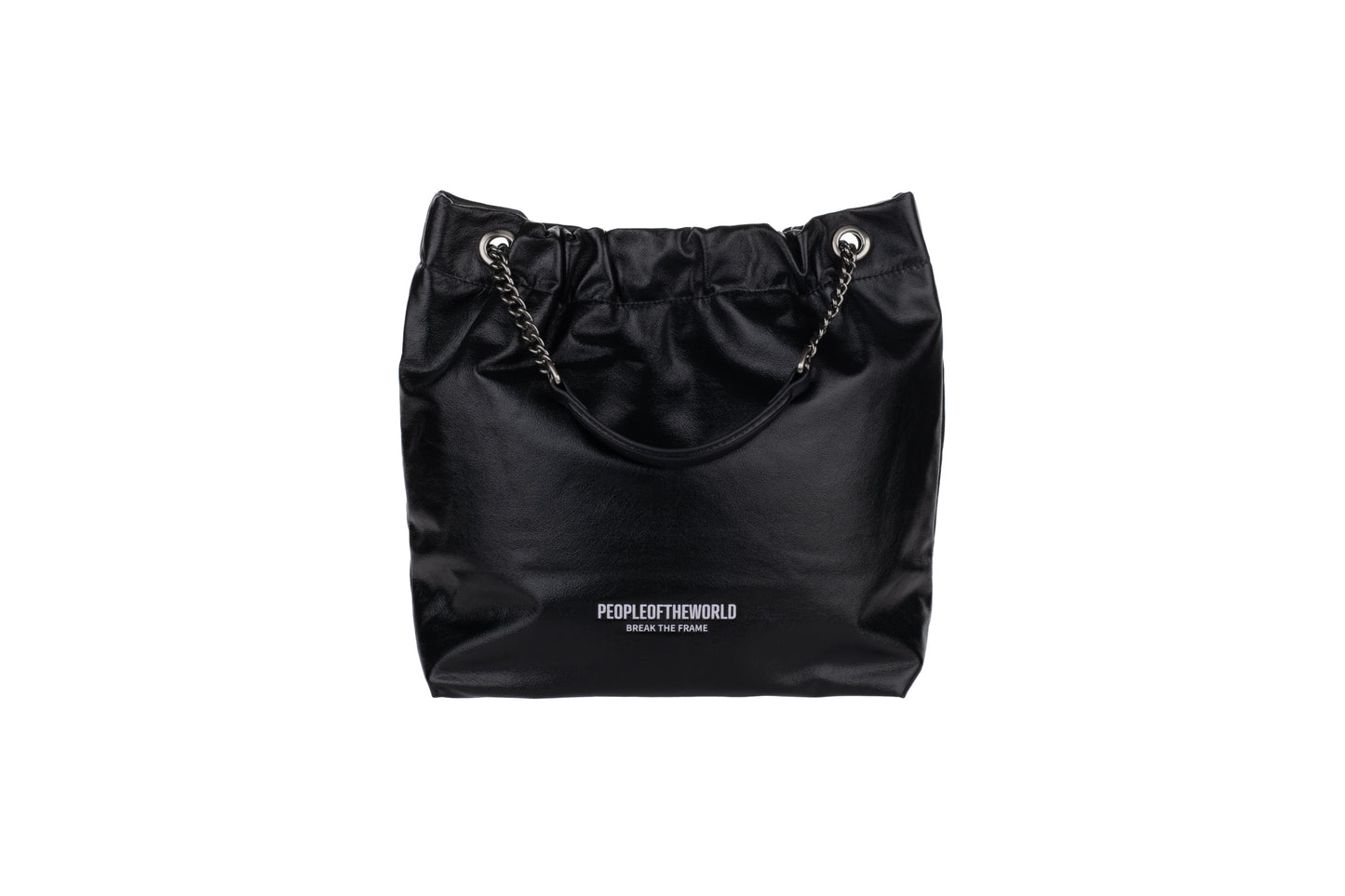 MELLOW CHAIN SHOULDER BAG BLACK