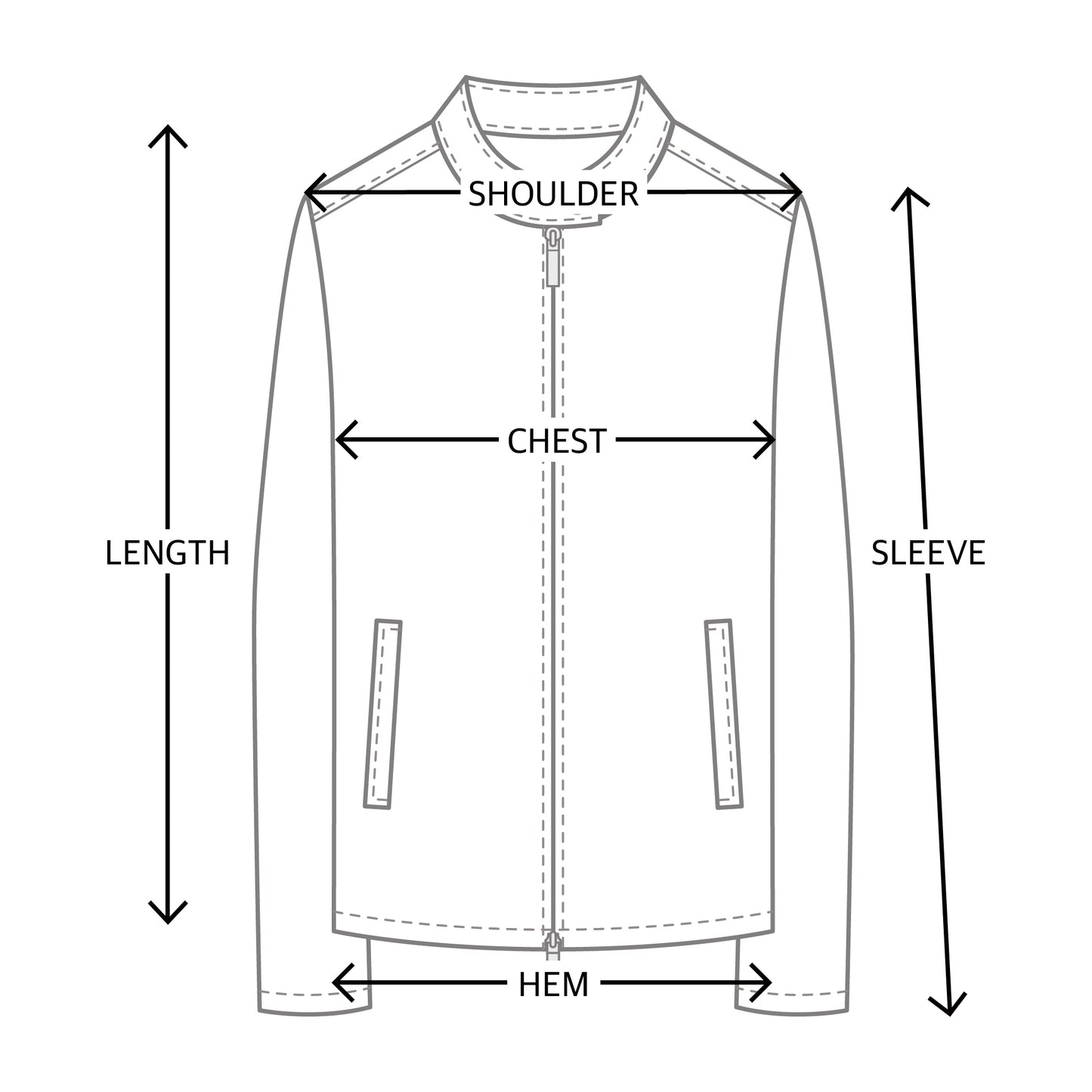 CONTRAST STITCH JACKET