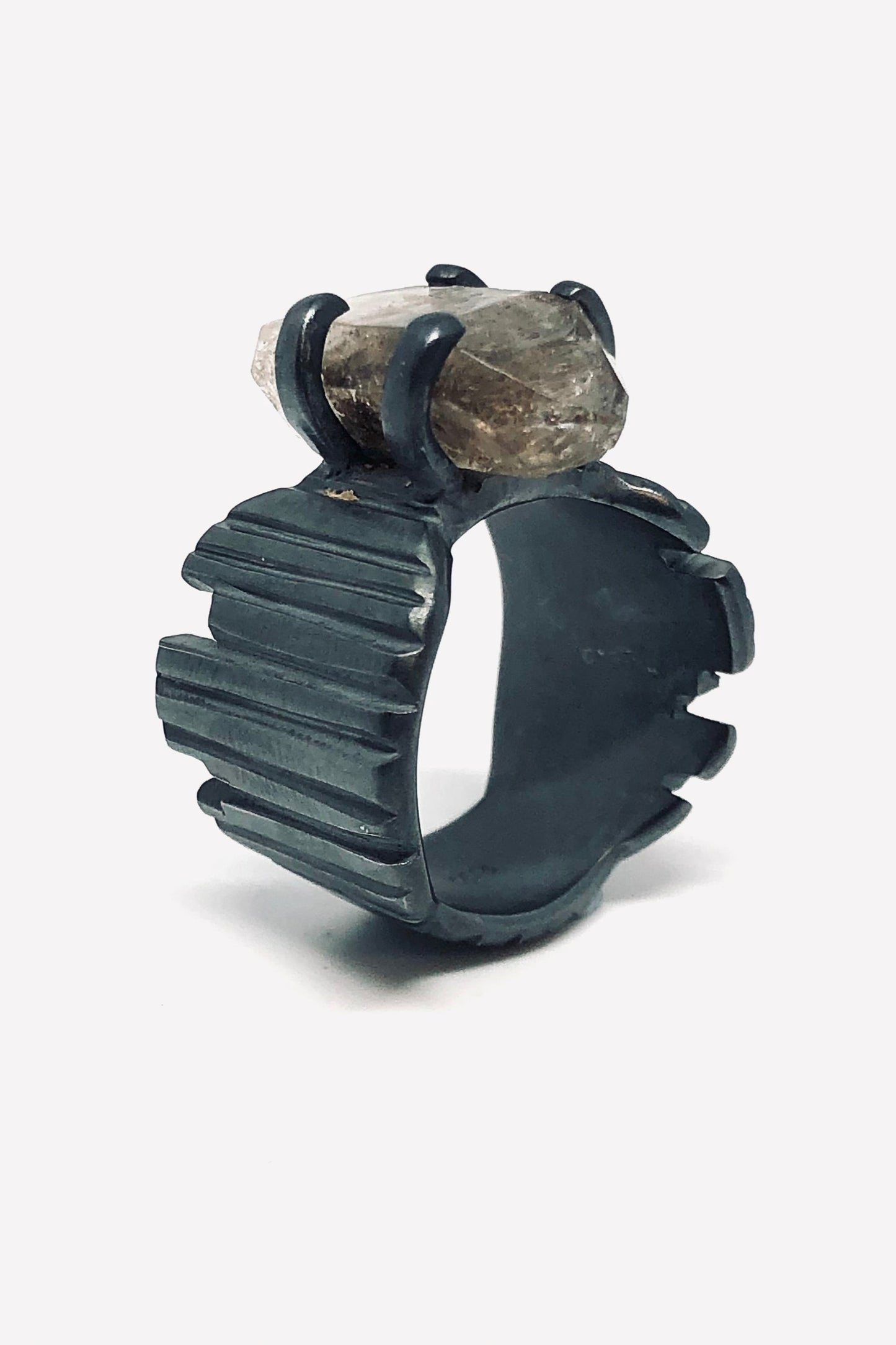 KHEM KAUKET RING OXIDISED SILVER