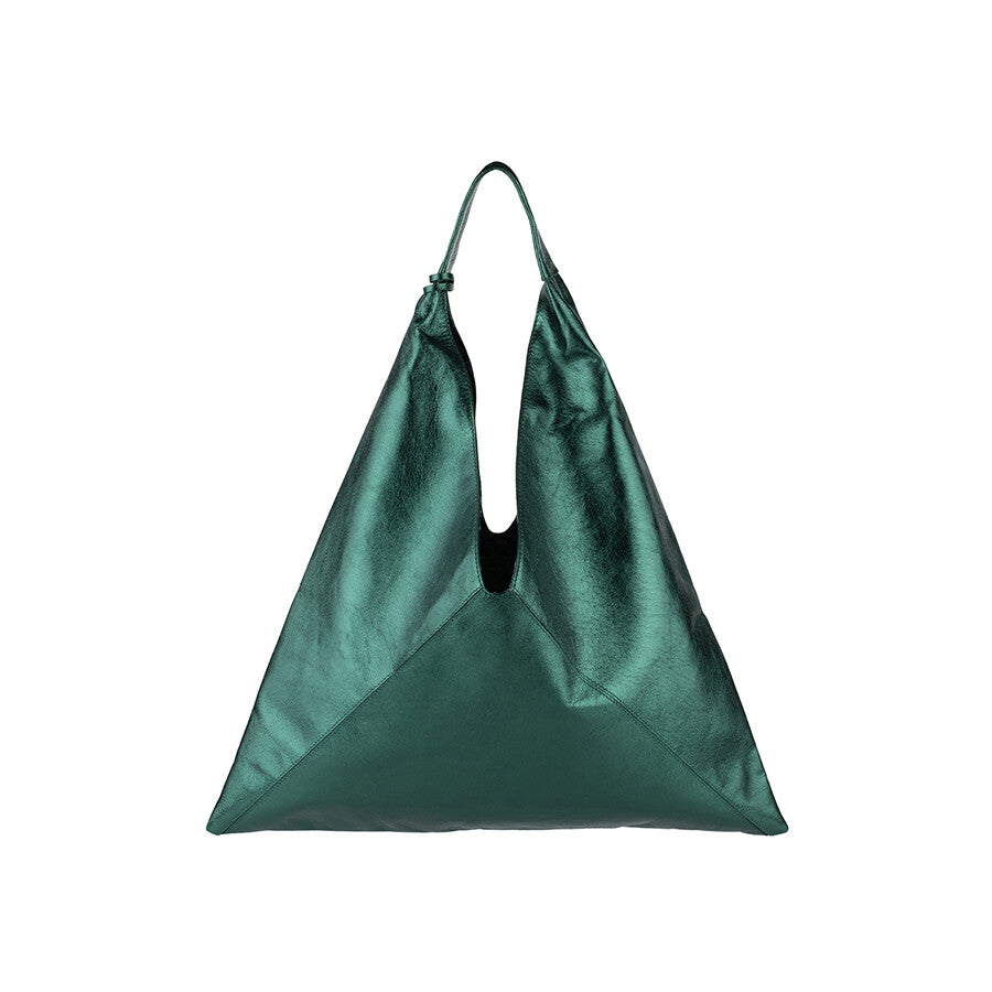 PEOPLE OF THE WORLD A PACK LEATHER SHOULDER BAG GREEN