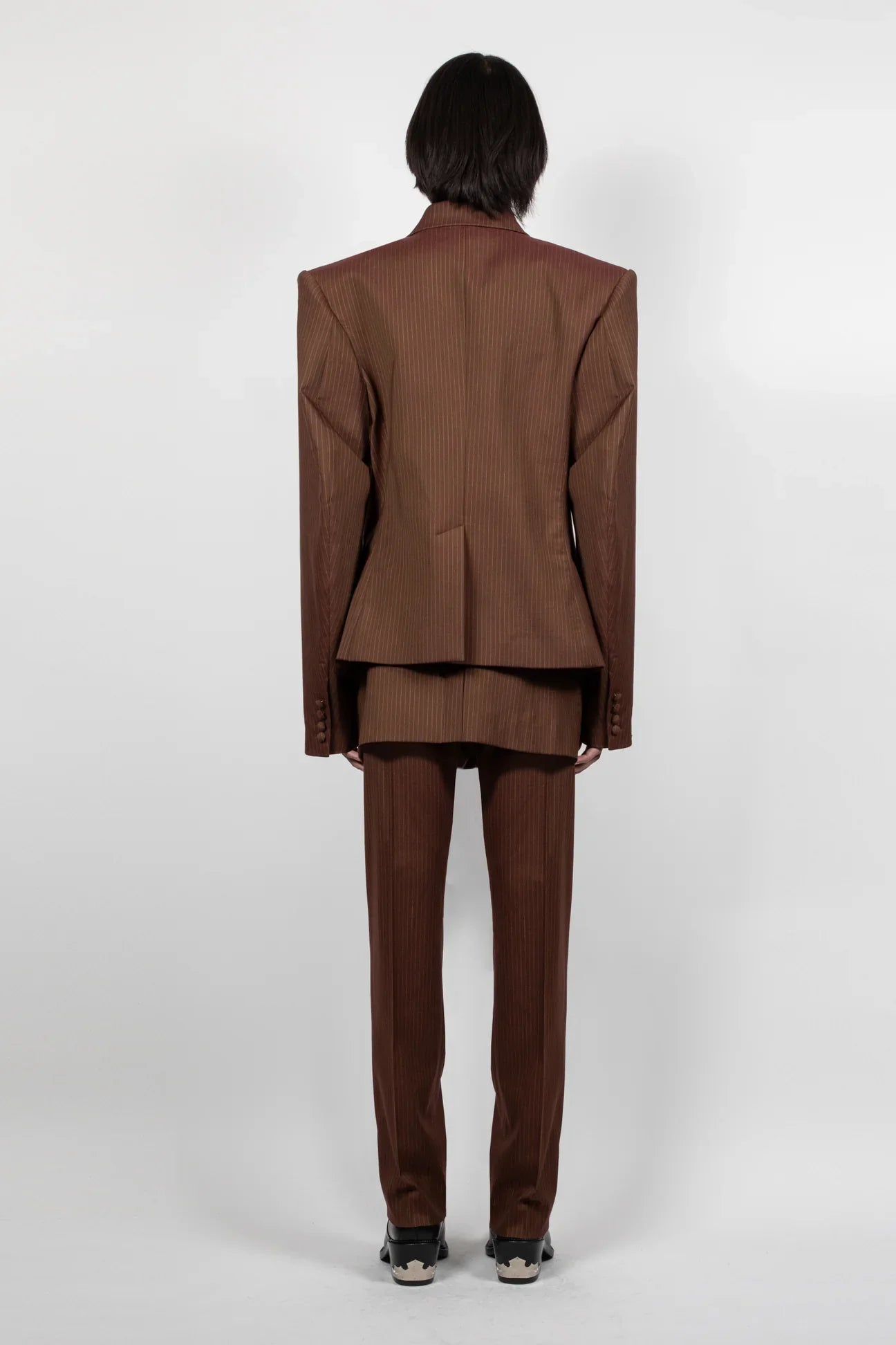 ITALIAN DOUBLE BREASTED BROWN