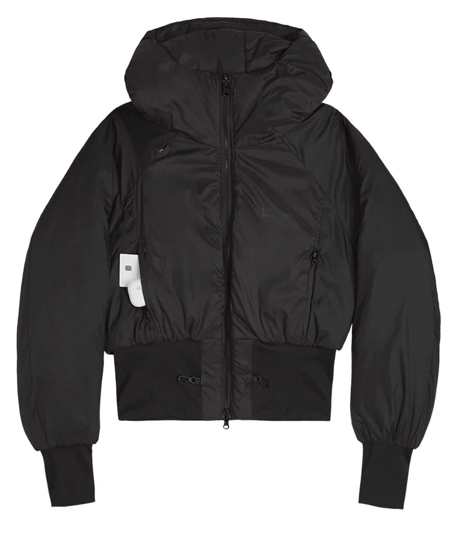 OJOS REVERSIBLE SHORT PADDED JACKET BLACK