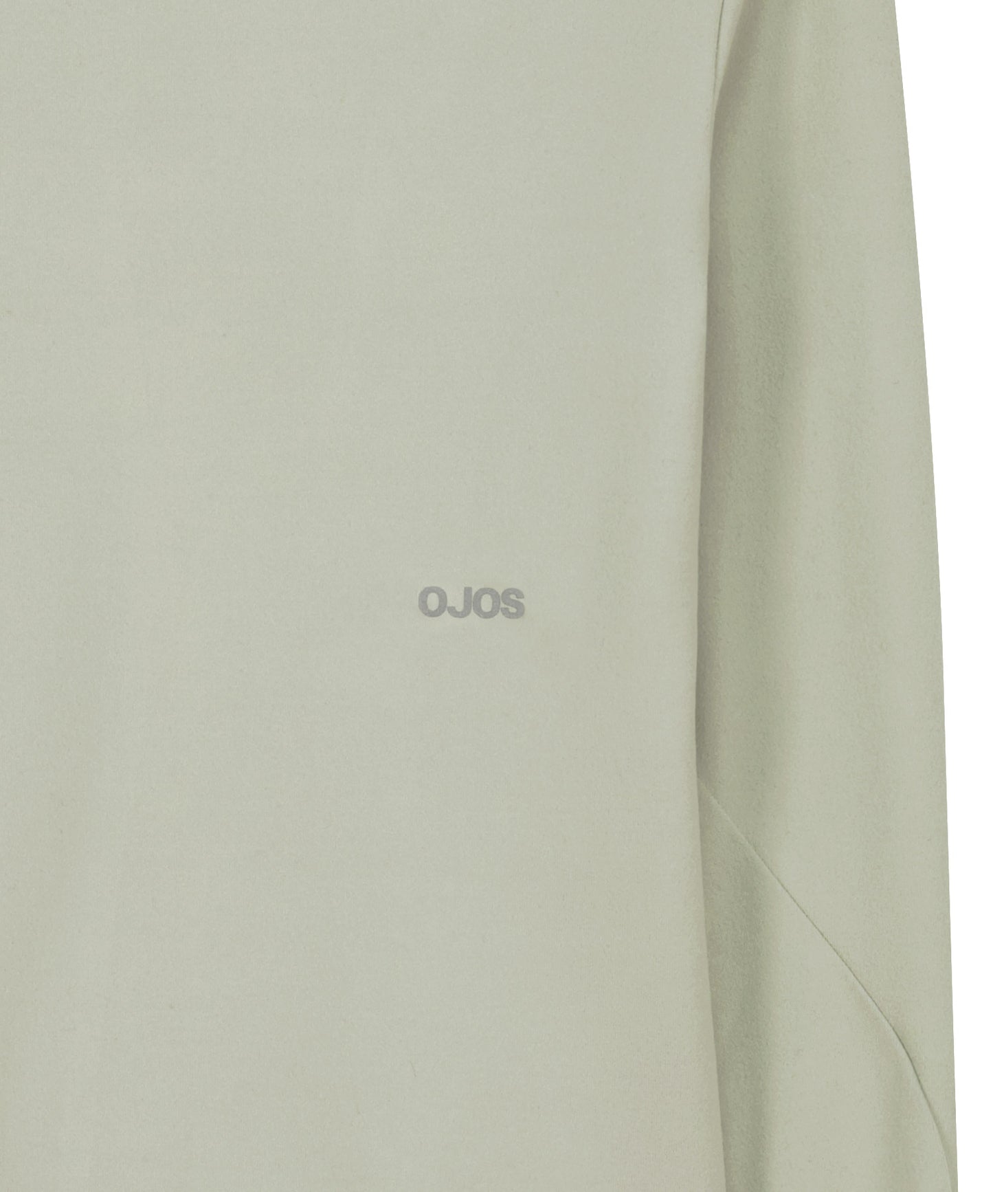 MOCK NECK TEE - MINT GREY