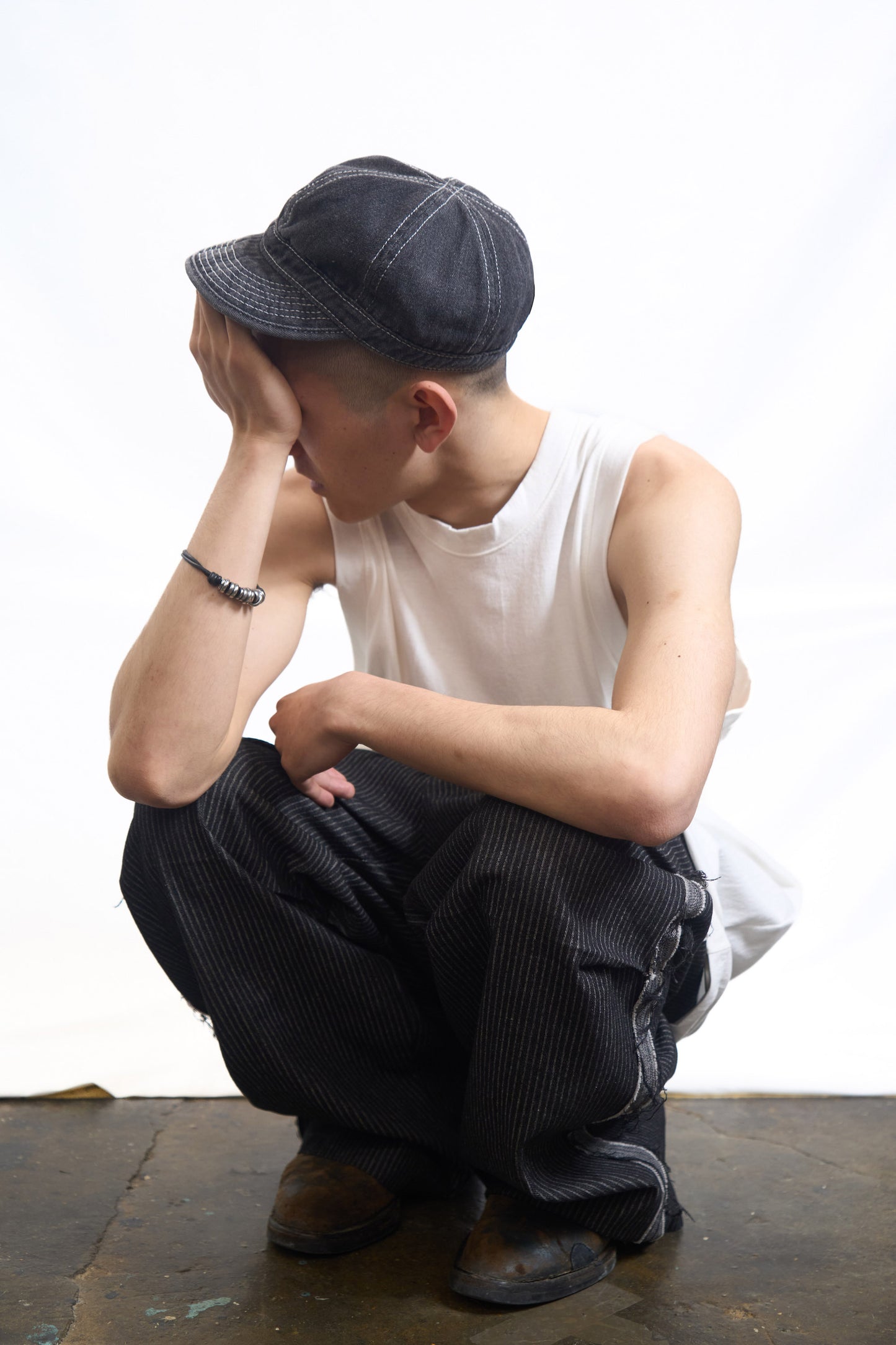 MINGILI SLIGHT DROP TANK  WHITE
