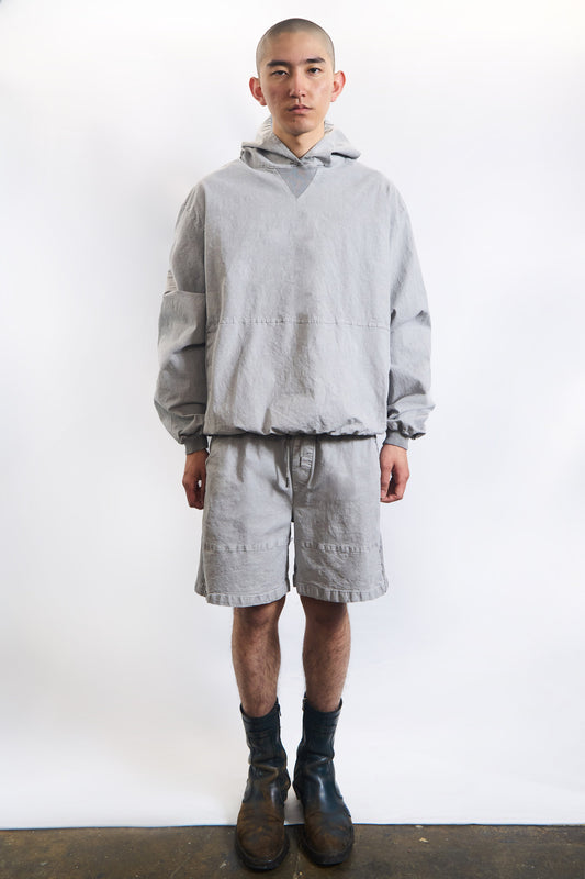 75-RC GARMENT DYED HOODIE WASHED STONE
