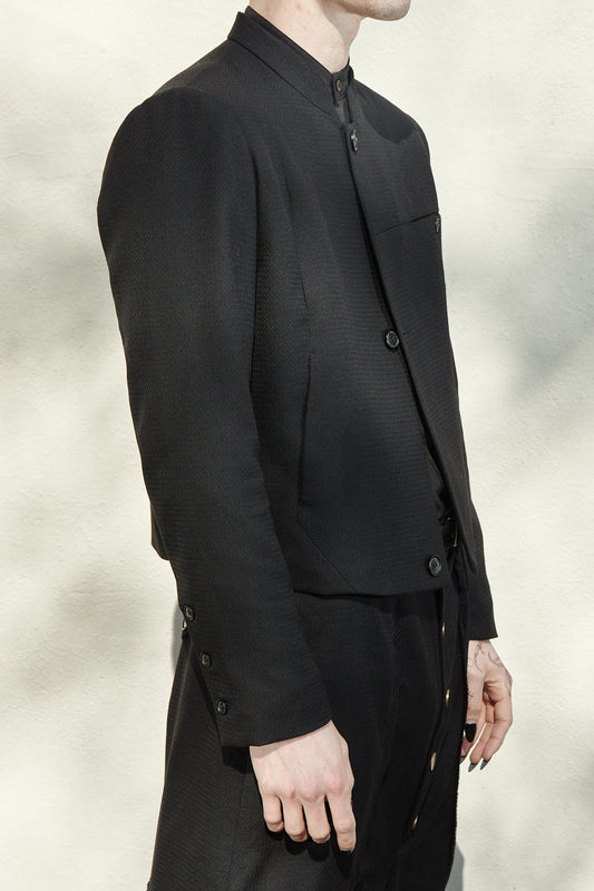 FLAT EDGE TAILORED JACKET