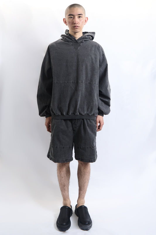 75-RC GARMENT DYED HOODIE FADED CHARCOAL