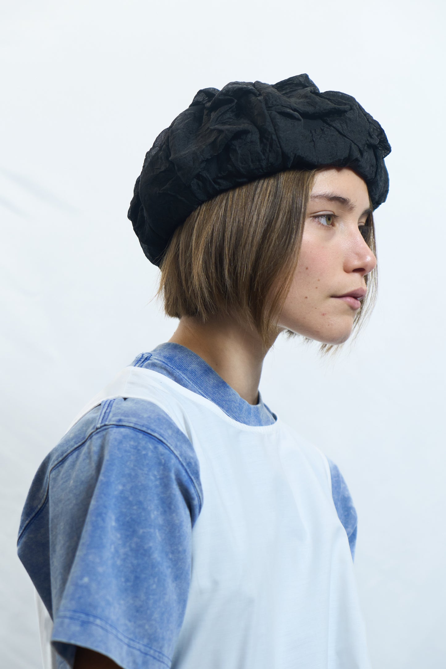 CRINKLED BALLOON BERET