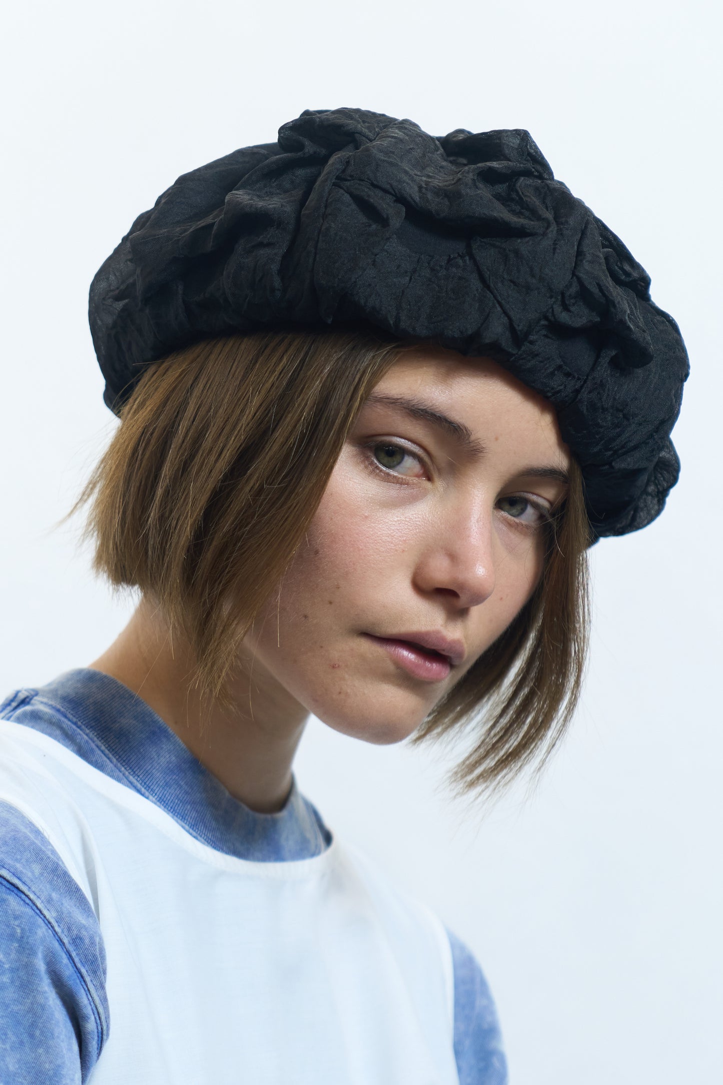CRINKLED BALLOON BERET