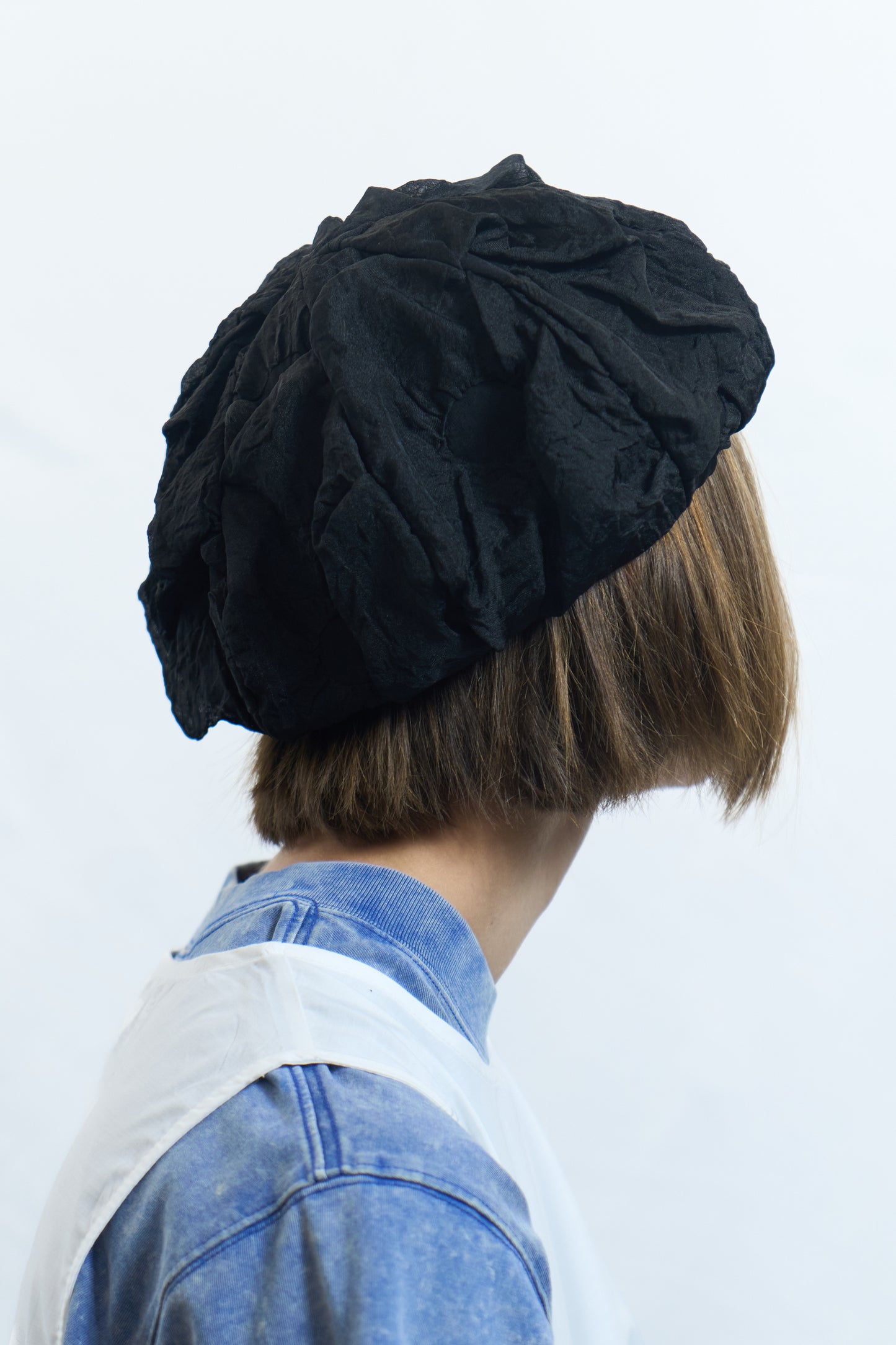 CRINKLED BALLOON BERET