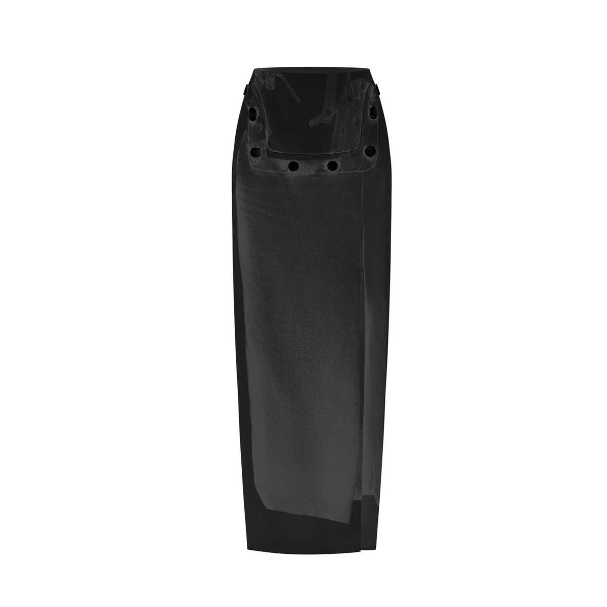 DETACHABLE STRAPLESS MAXI DRESS SET