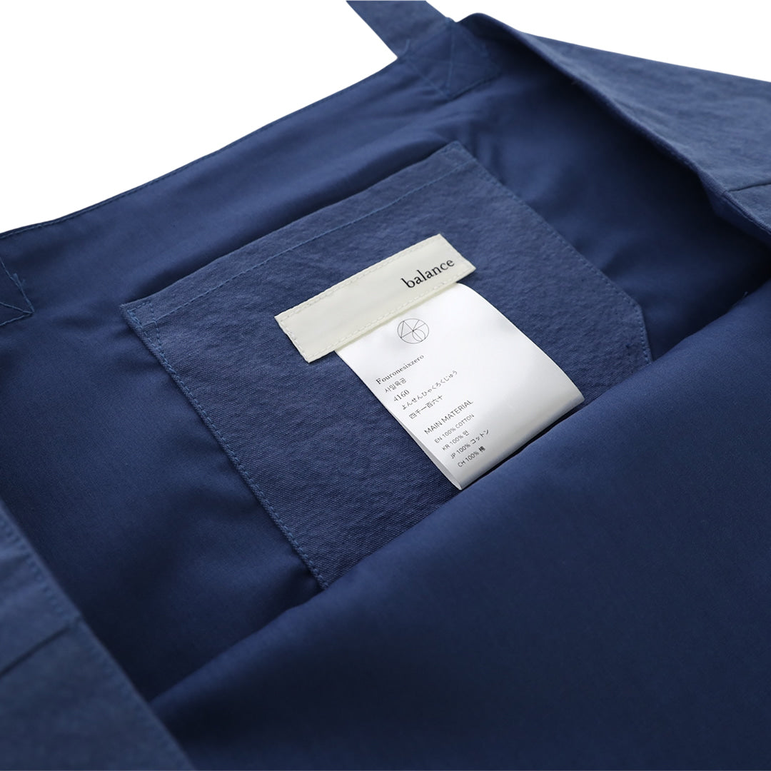 POCKET PLEATS BAG _ VER BALANCE(BLUE)