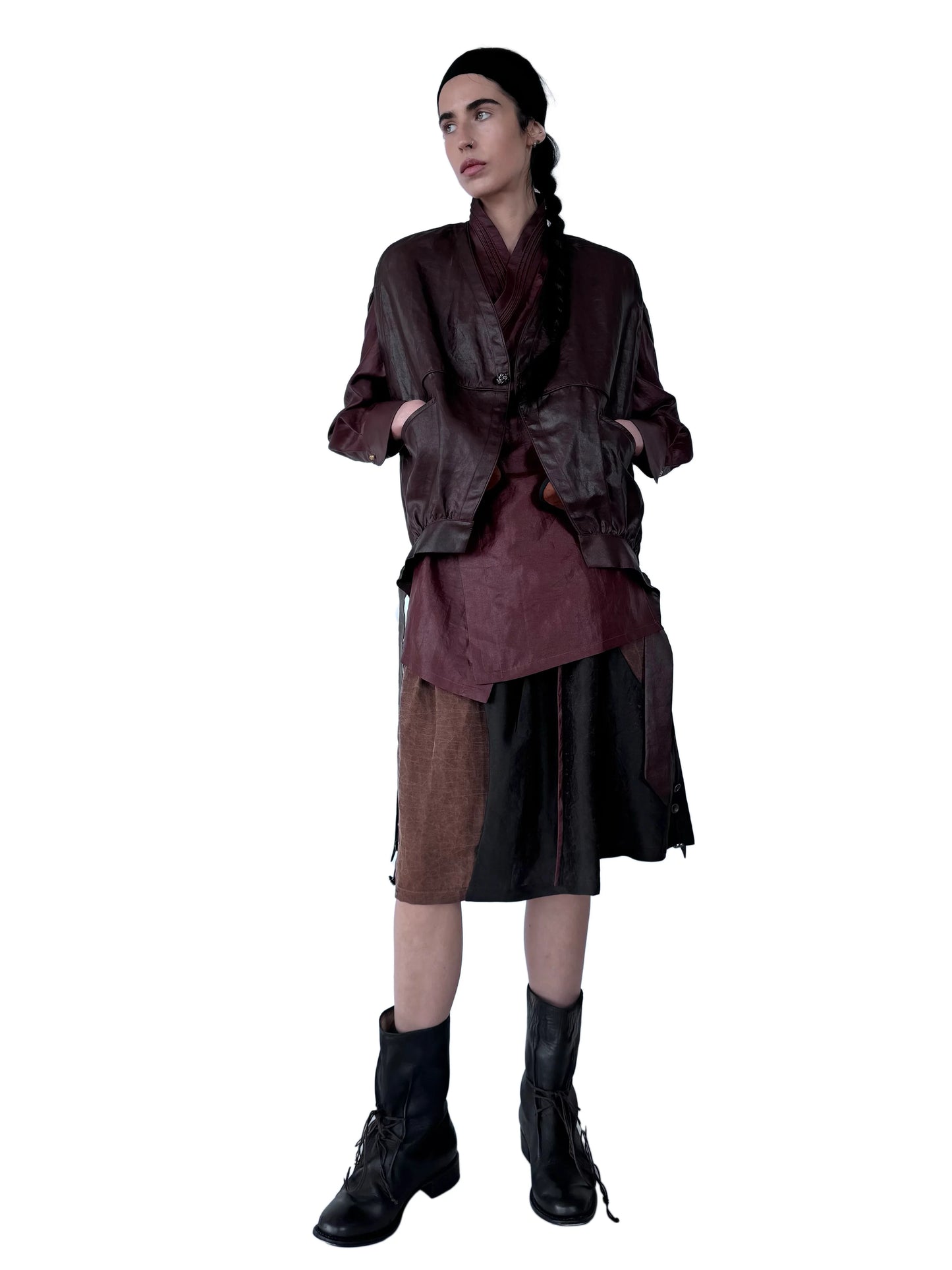 ARC PLEAT SKIRT