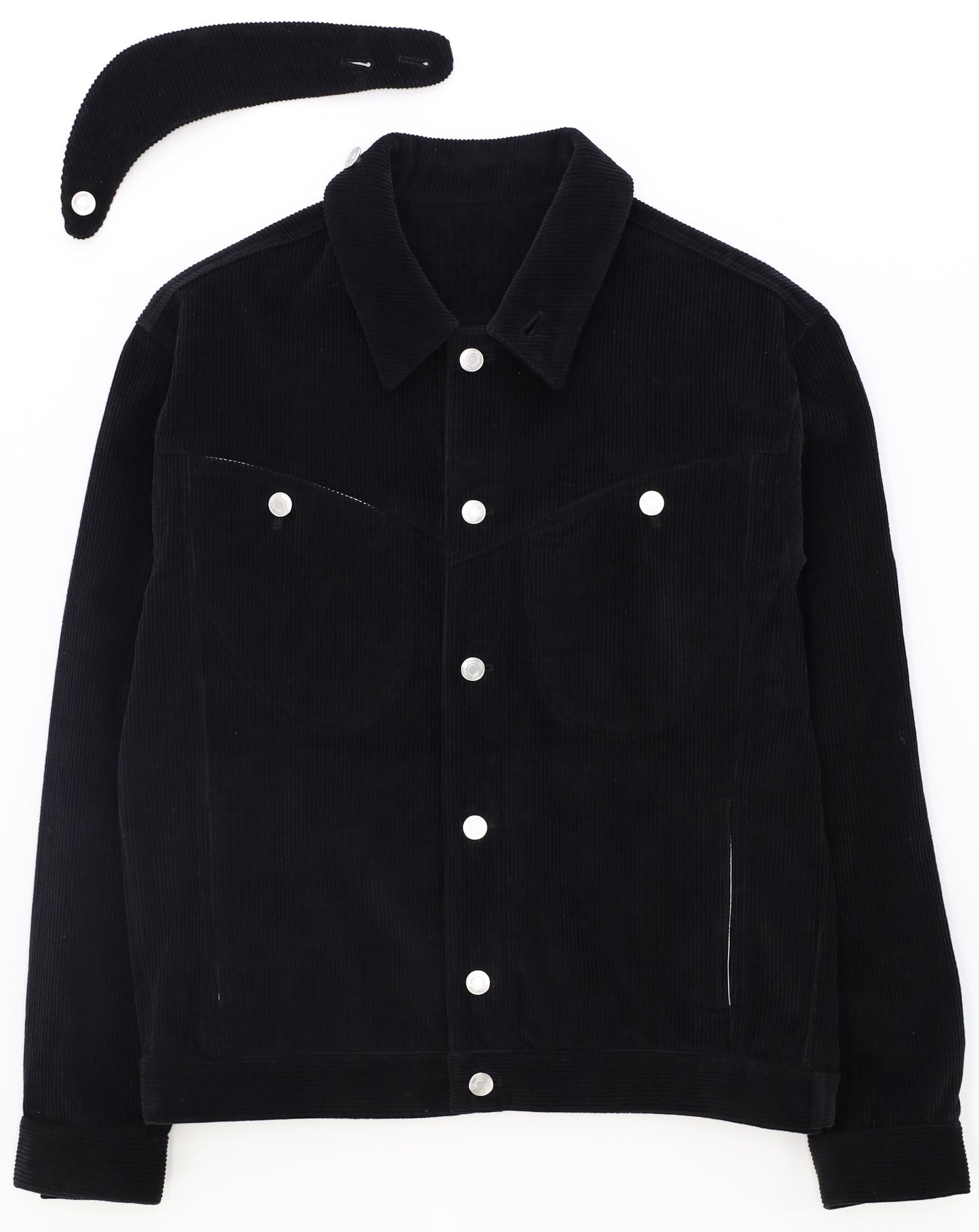 CORDUROY PANEL COLLAR JACKET_VER BALANCE