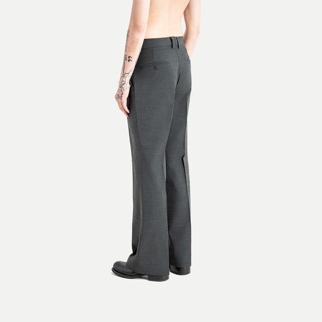 25 NEW YOUTH FLARED TROUSERS - GREY