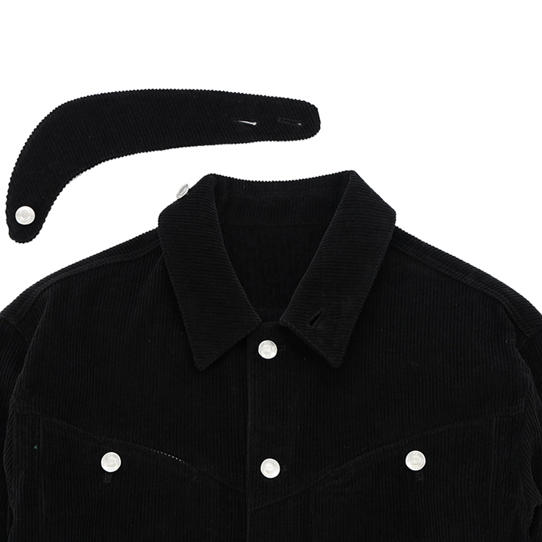 CORDUROY PANEL COLLAR JACKET_VER BALANCE