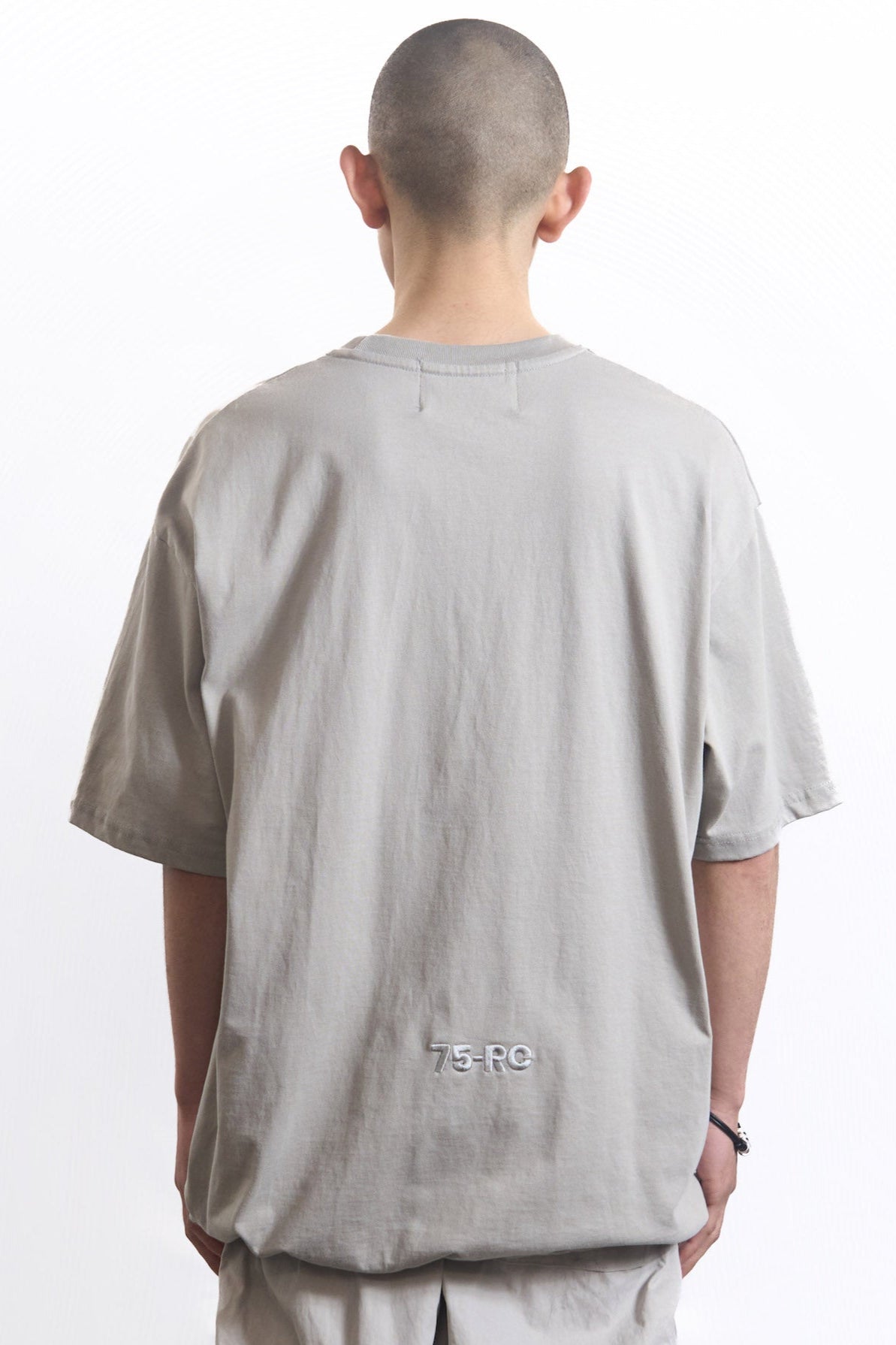 75-RC UTILITY STRING TEE  LIGHT GREY
