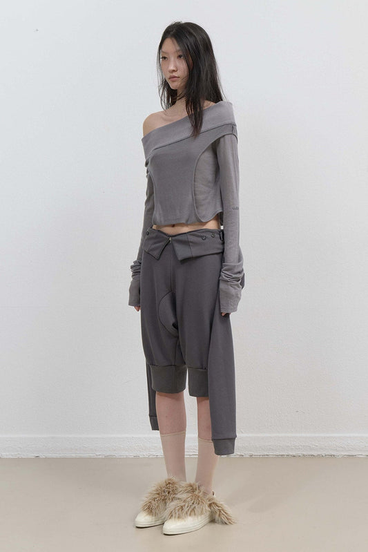 SLEEVE PUMPKIN PANTS - CHARCOAL