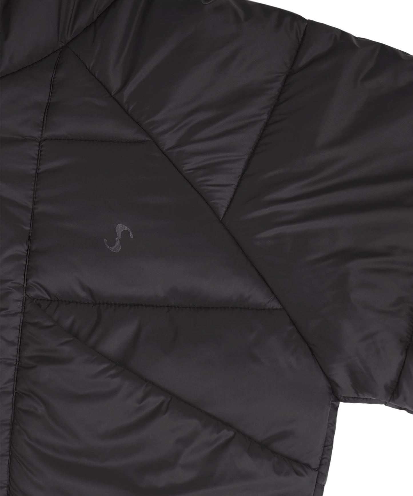 OJOS REVERSIBLE SHORT PADDED JACKET BLACK