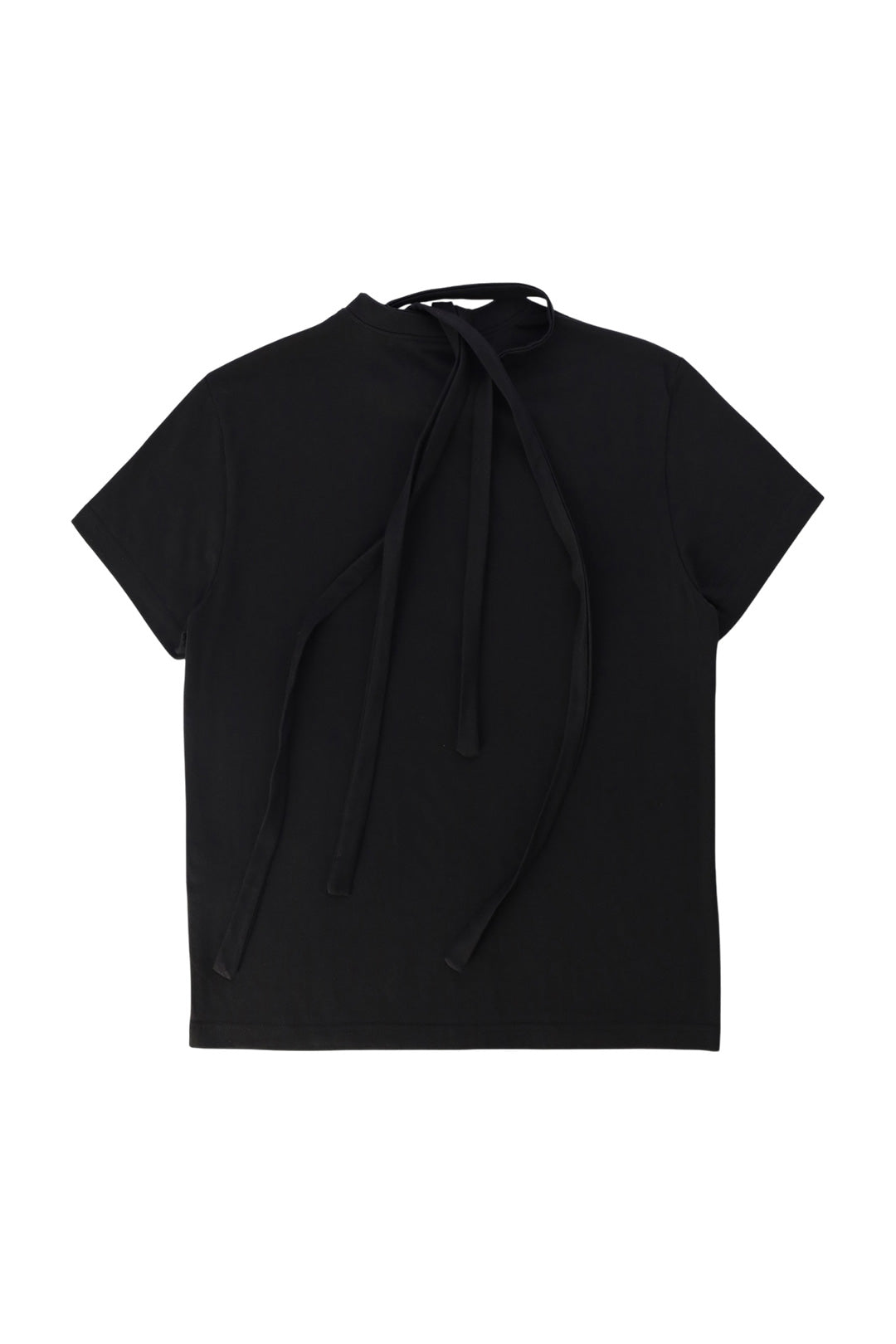 DOUBLE COLLAR T-SHIRT_VER IMBALANCE(BLACK)