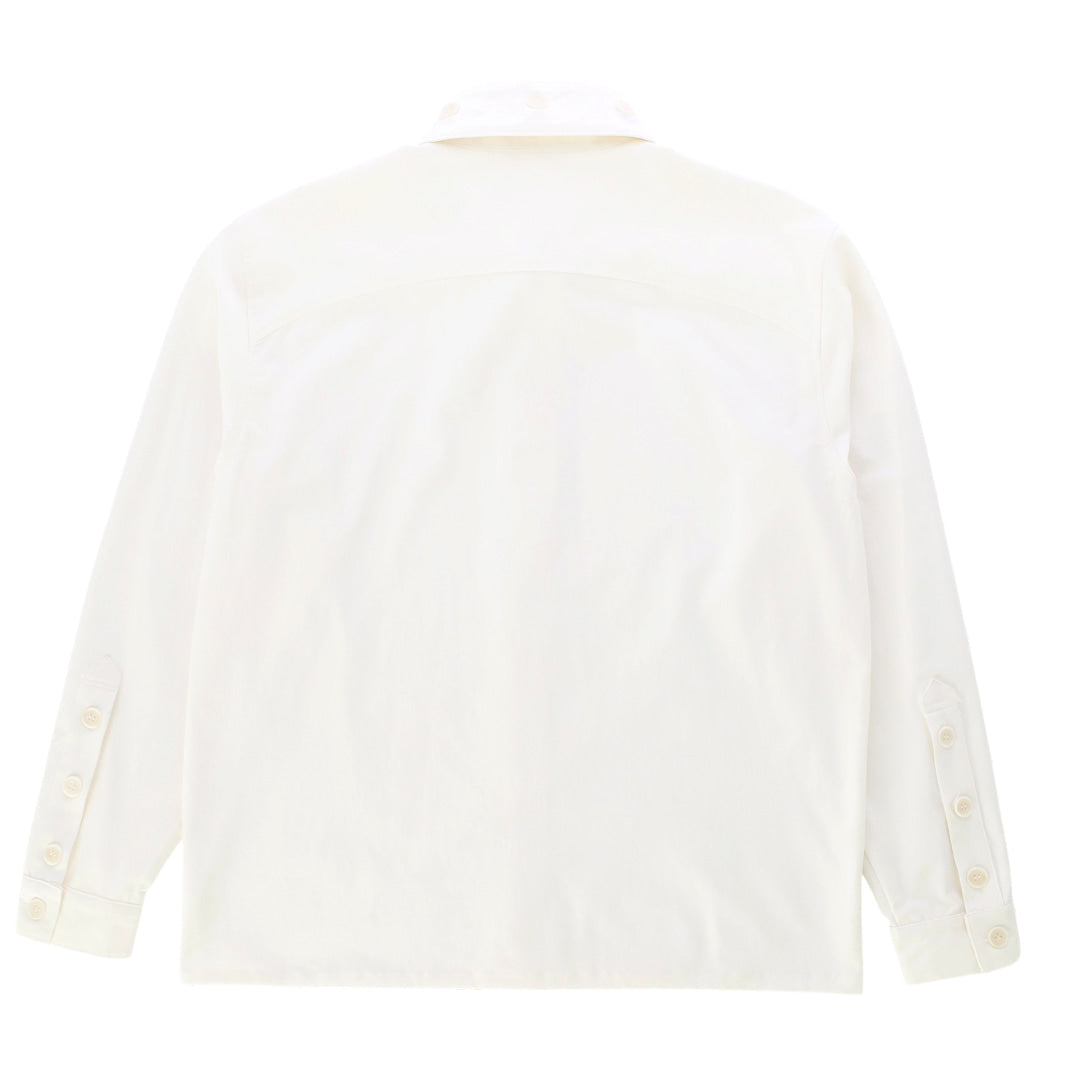 LAYERED COLLARS SHIRTS_VER IMBALANCE(WHITE)