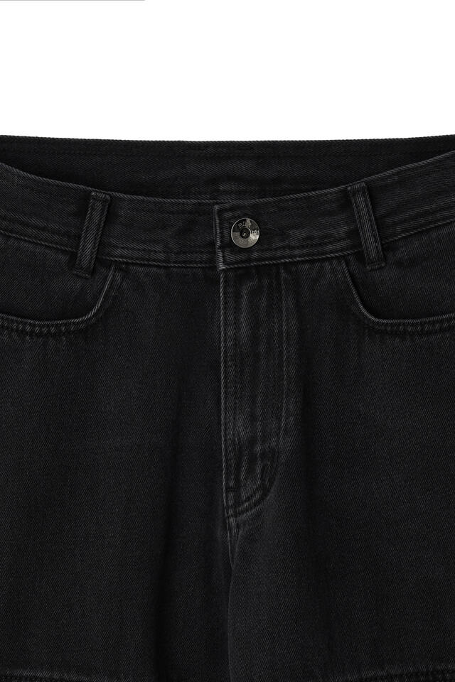 UTILITY CARGO WASHED DENIM PANTS (VERSION 2)