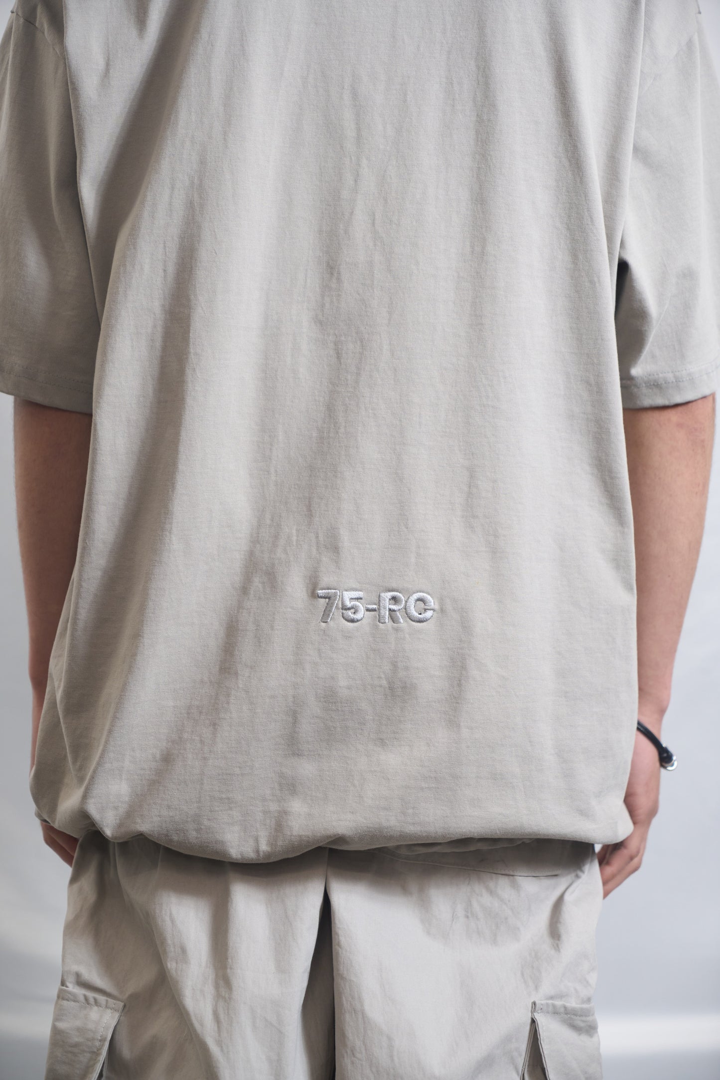 75-RC UTILITY STRING TEE  LIGHT GREY