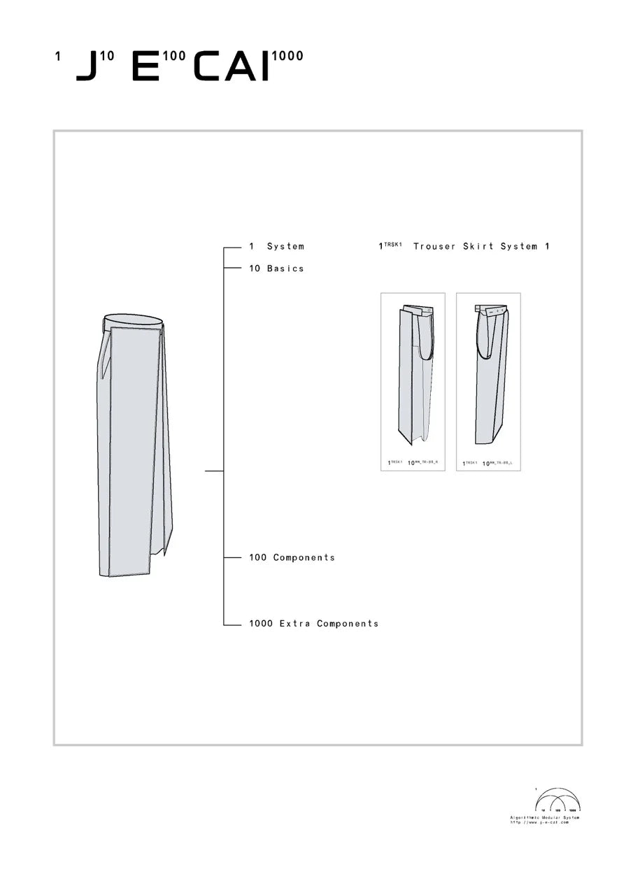 DETECHABLE PANEL CONSTRUCTION TROUSERS