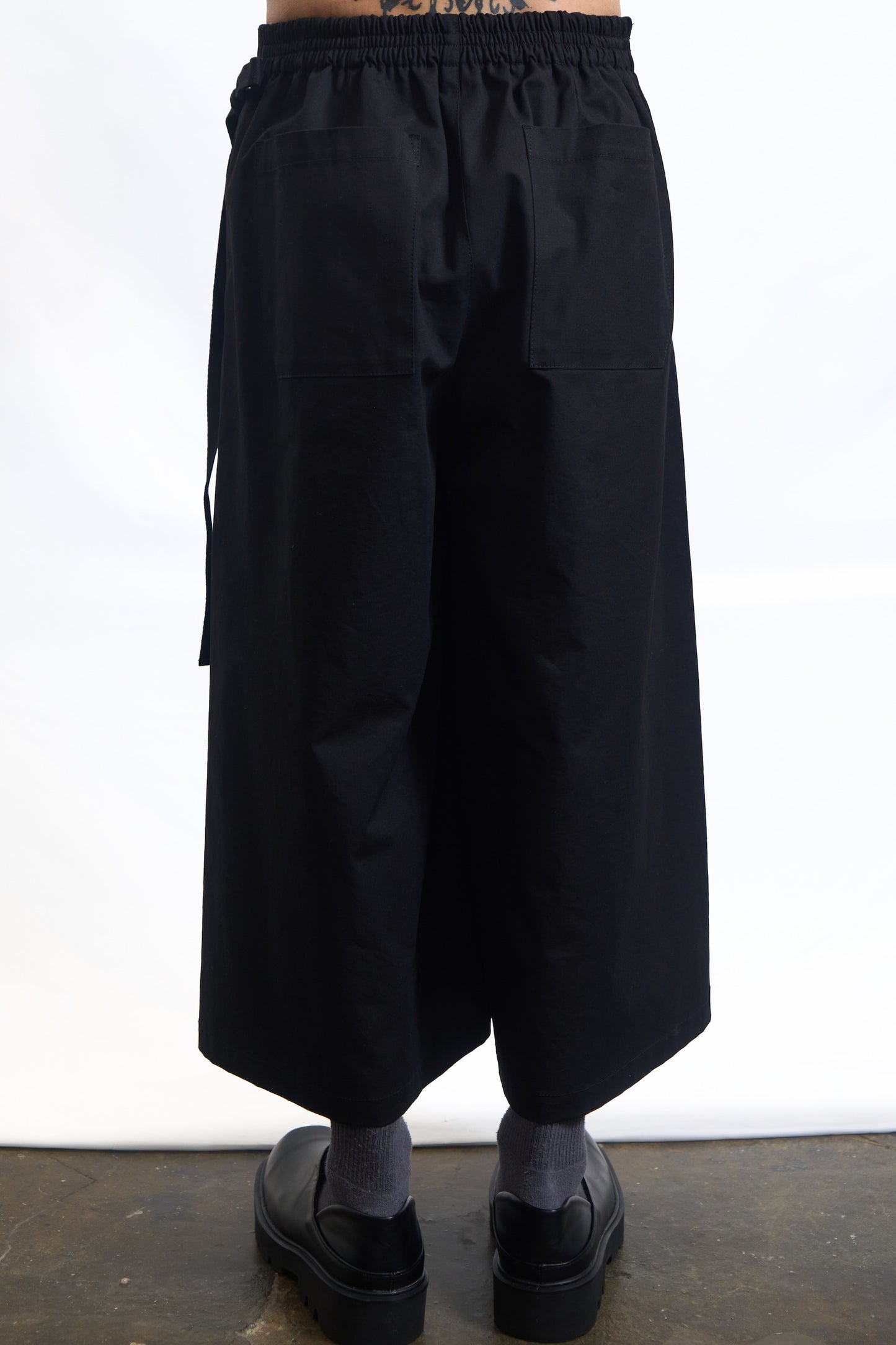 MINGILI WRAP FRONT WIDE-LEG PANTS