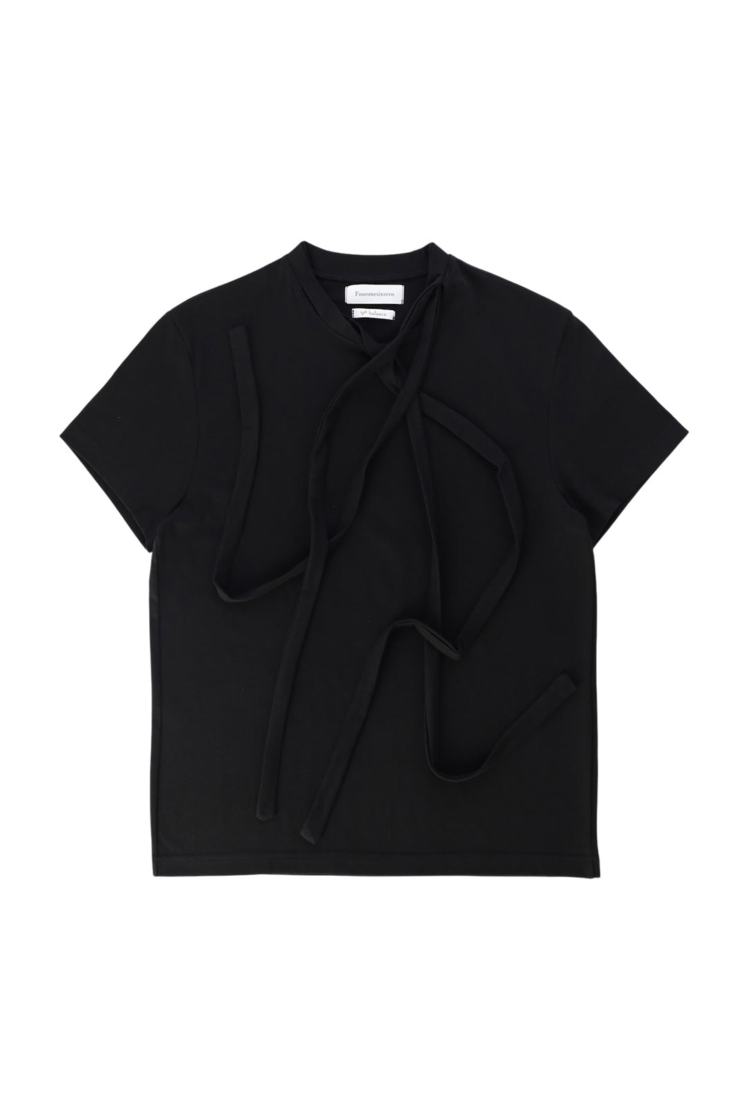 DOUBLE COLLAR T-SHIRT_VER IMBALANCE(BLACK)