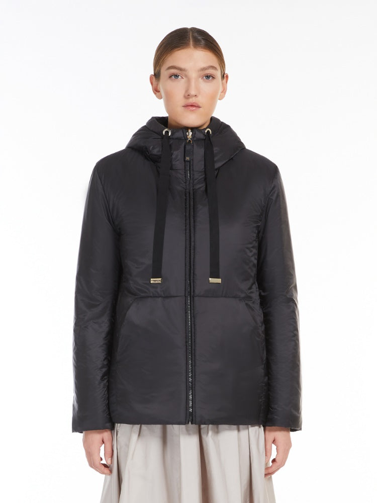 MAXMARA REVERSIBLE TECHNICAL CANVAS CROPPED SWEATSHIRT