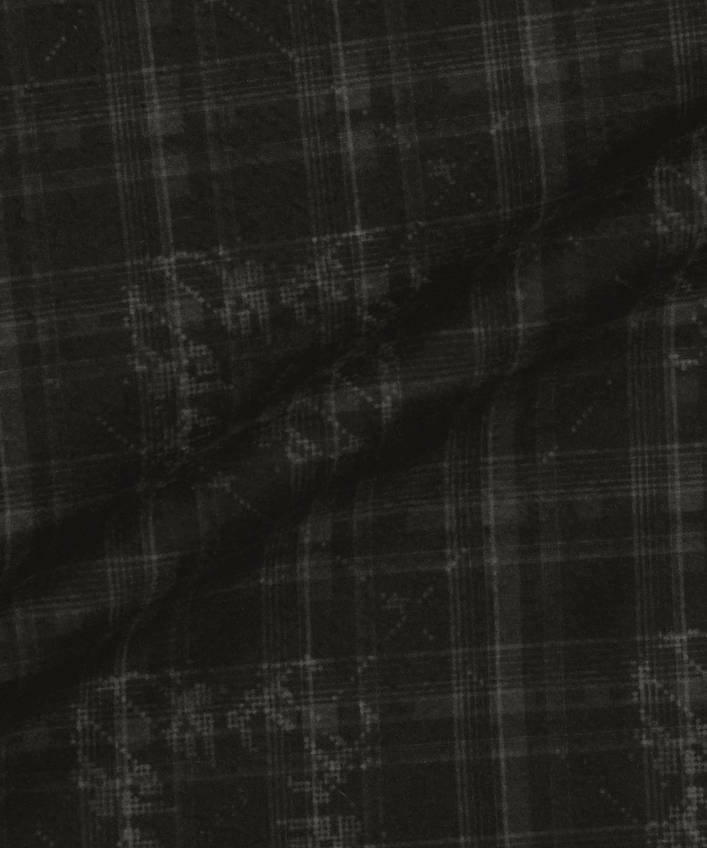 CHECK SLEEP JERSEY PANTS - BLACK