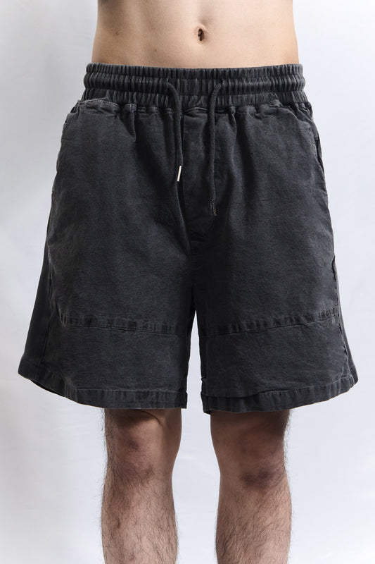 75-RC GARMENT DYED SHORTS FADED CHARCOAL