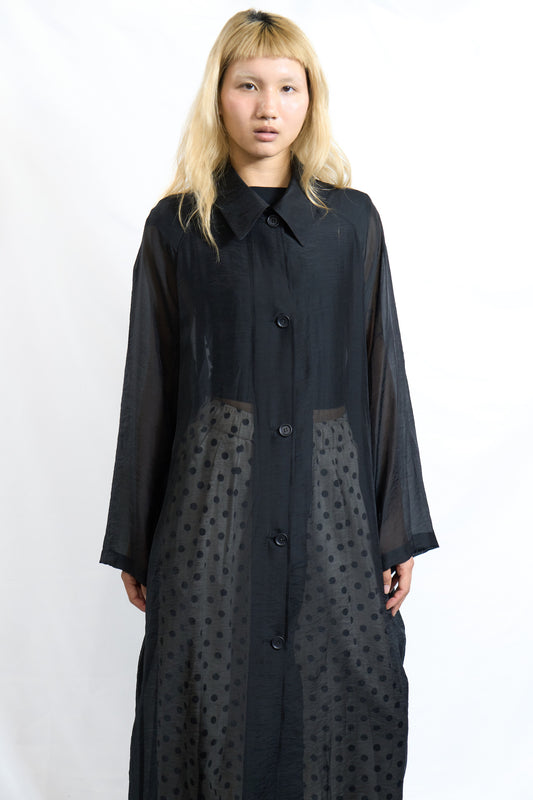 SHEER TRENCH COAT
