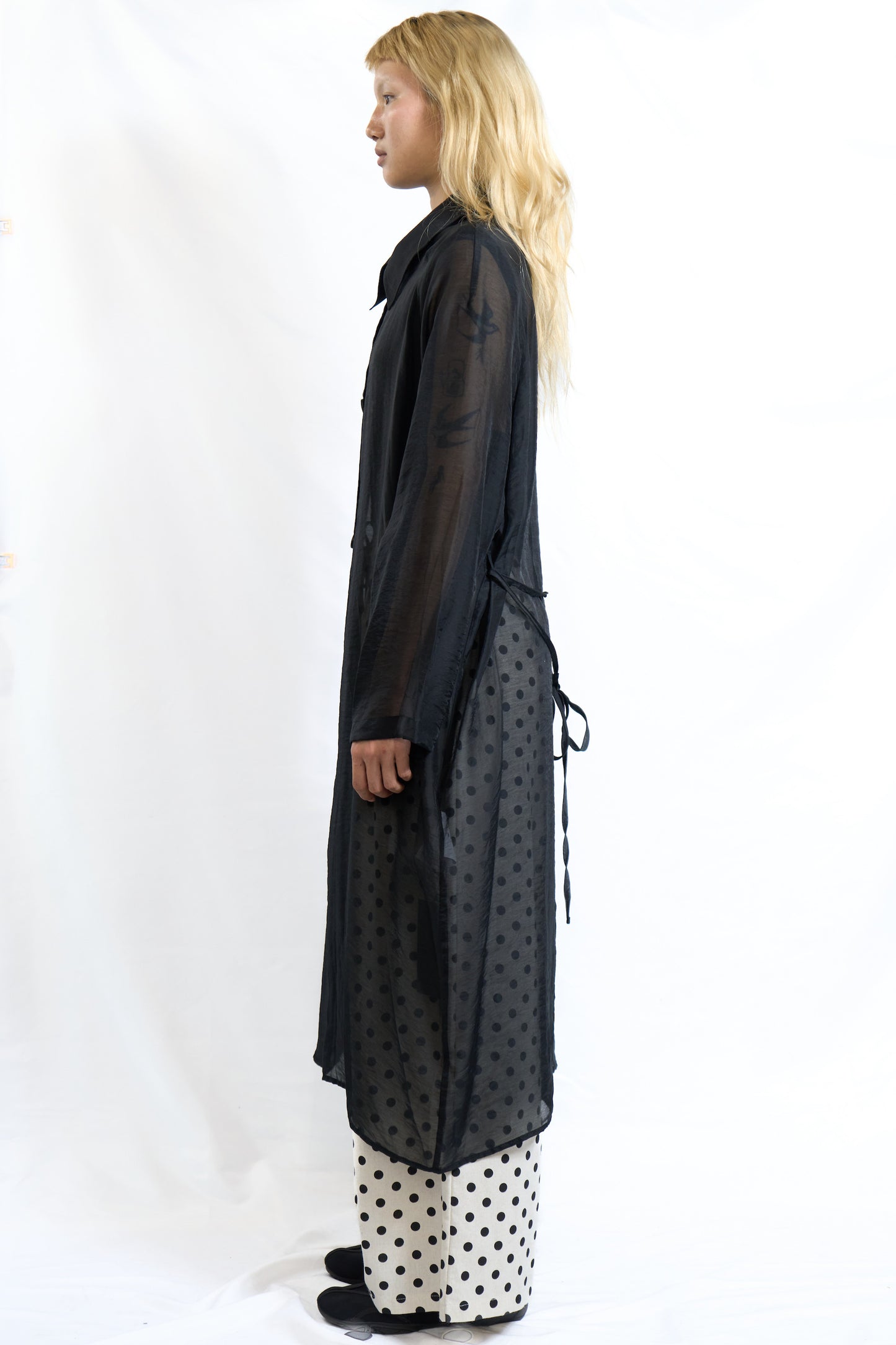 SHEER TRENCH COAT