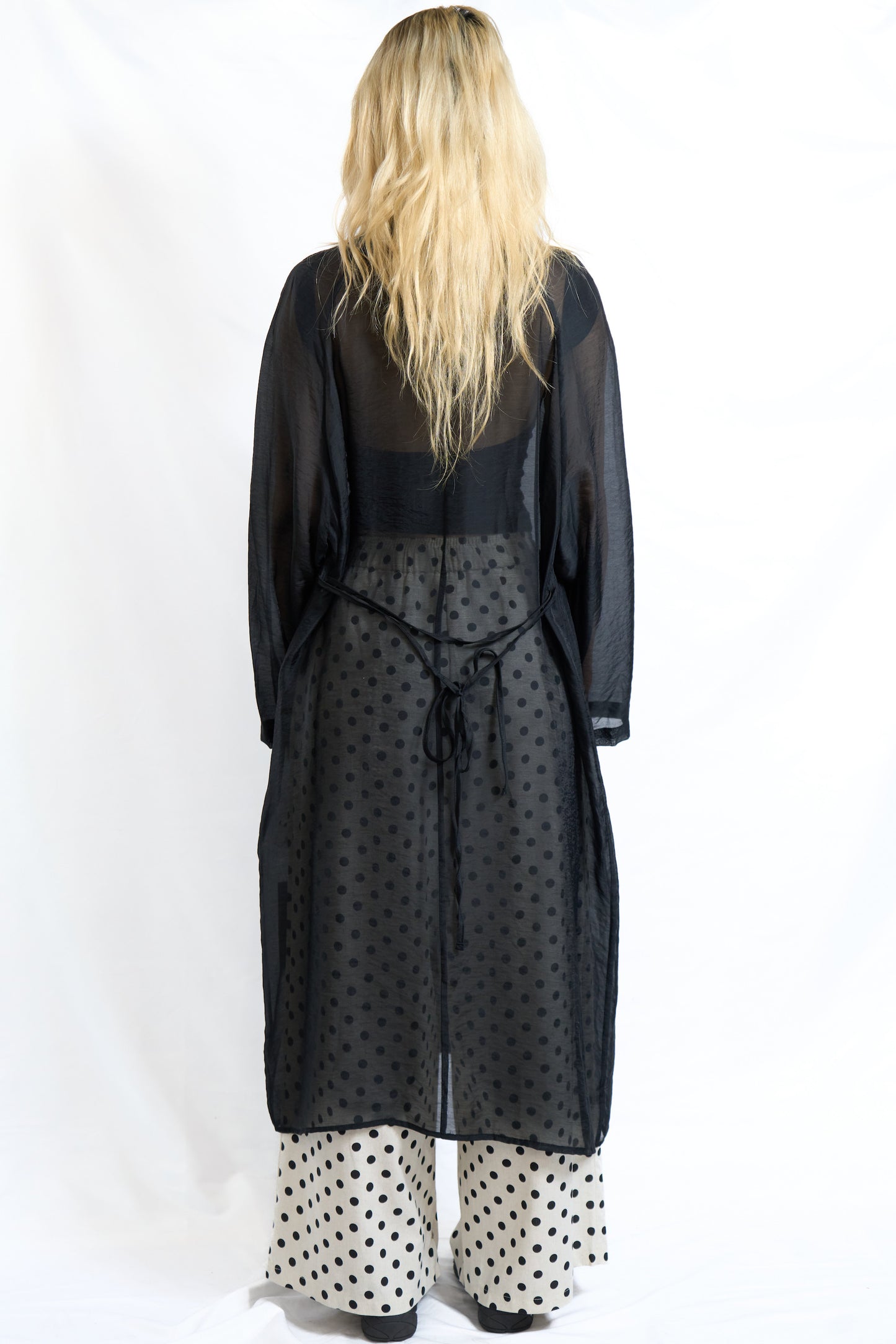 SHEER TRENCH COAT