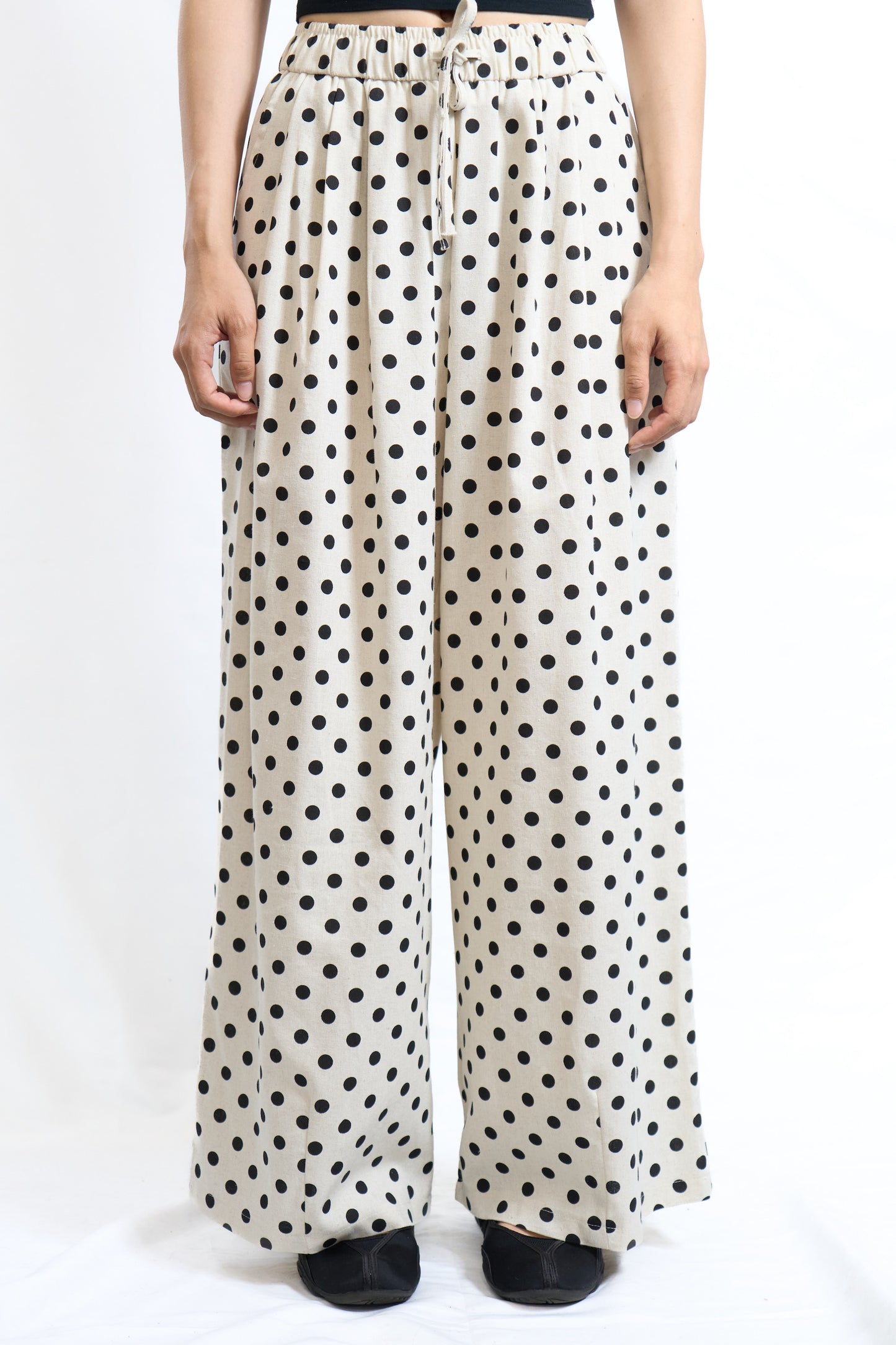 POLKA DRAWSTRING PANTS