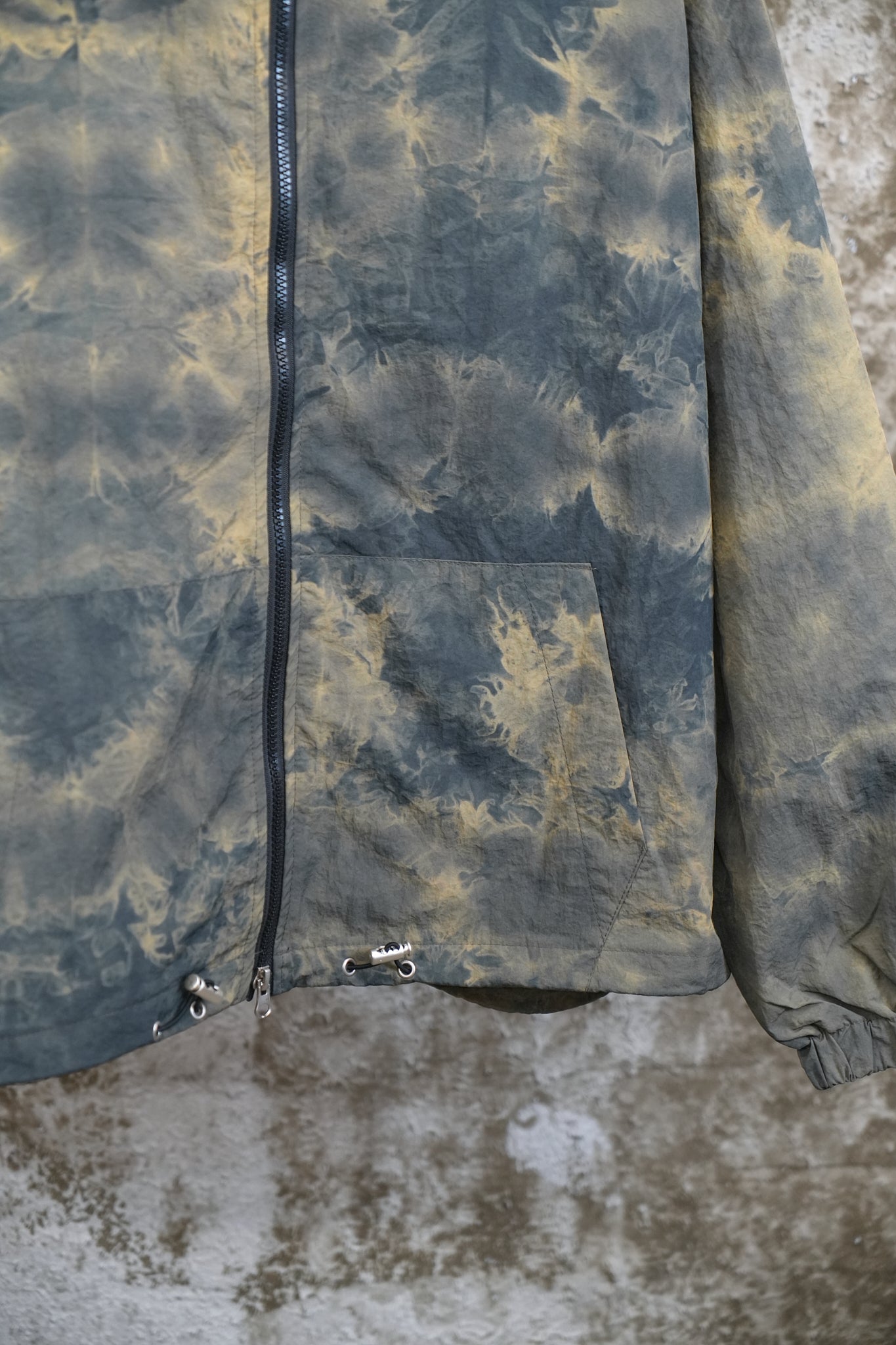 MOSS HAND-DYED HOODED JACKET