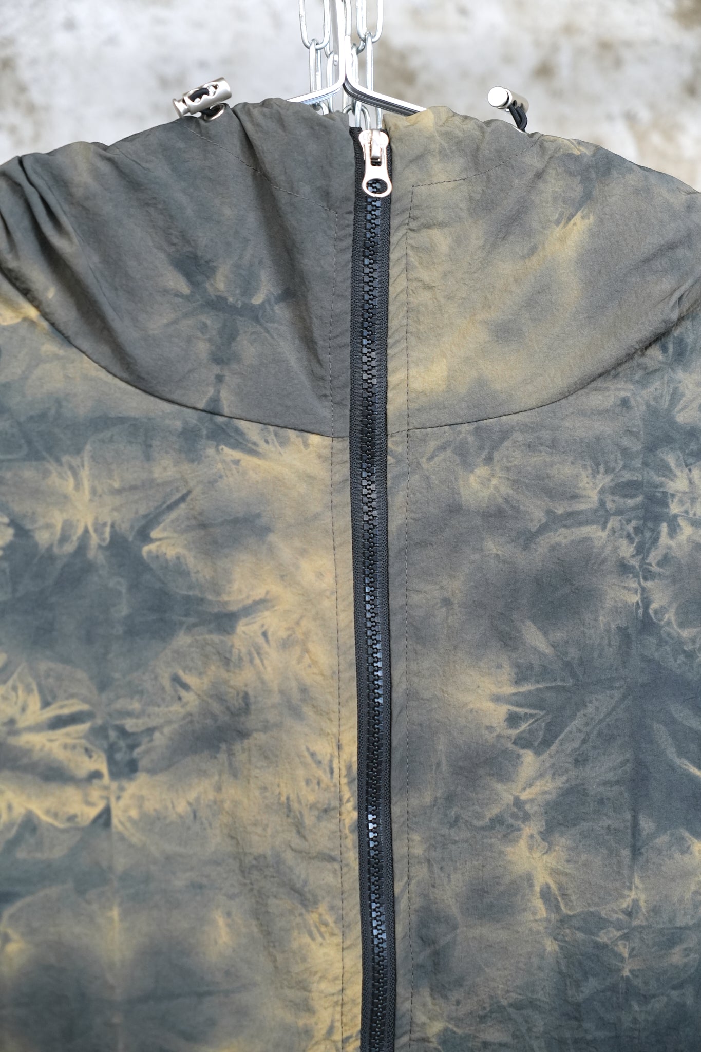 MOSS HAND-DYED HOODED JACKET