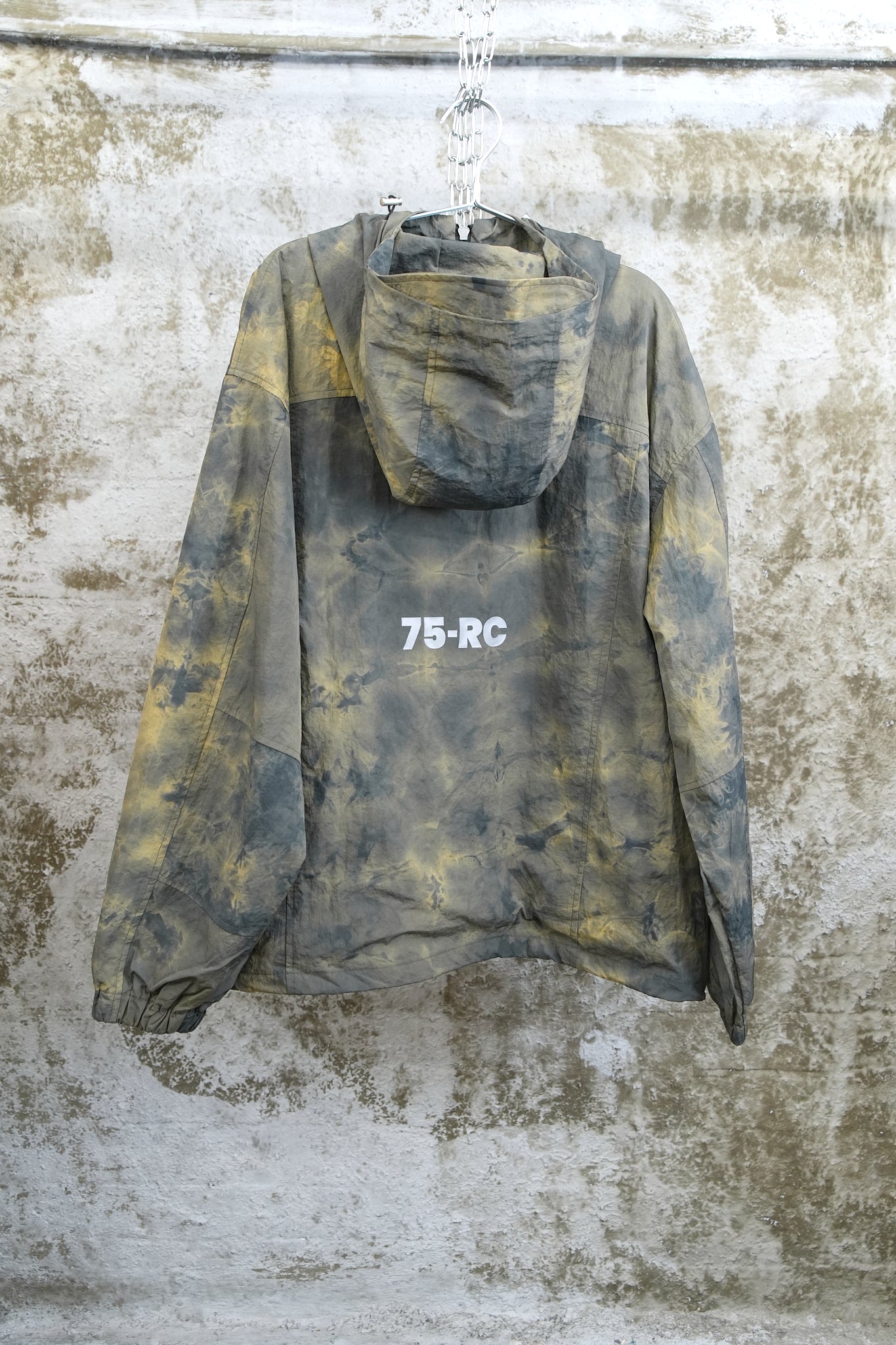 MOSS HAND-DYED HOODED JACKET