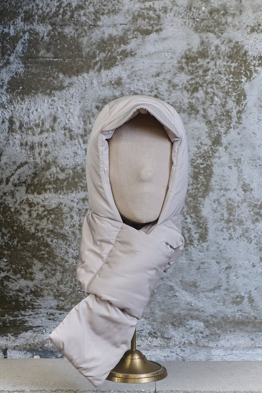 PUFFER HOOD SCARF
